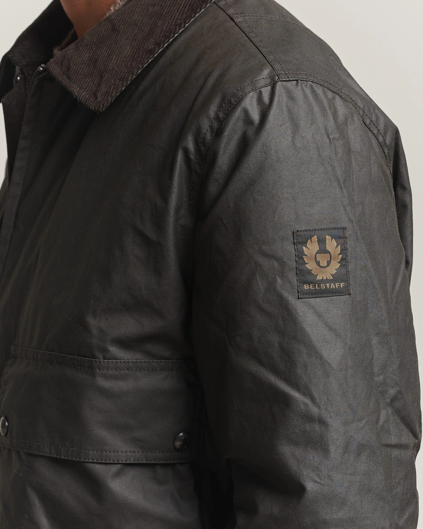 Herr | Jackor | Belstaff | Mount Wax Bomber Jacket Faded Olive