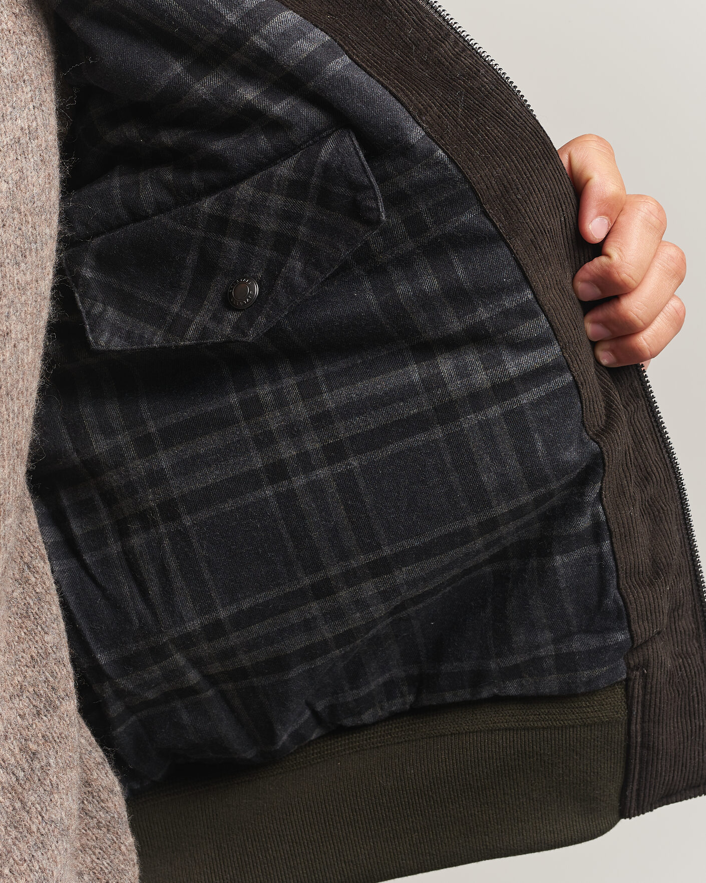 Herr | Jackor | Belstaff | Mount Wax Bomber Jacket Faded Olive