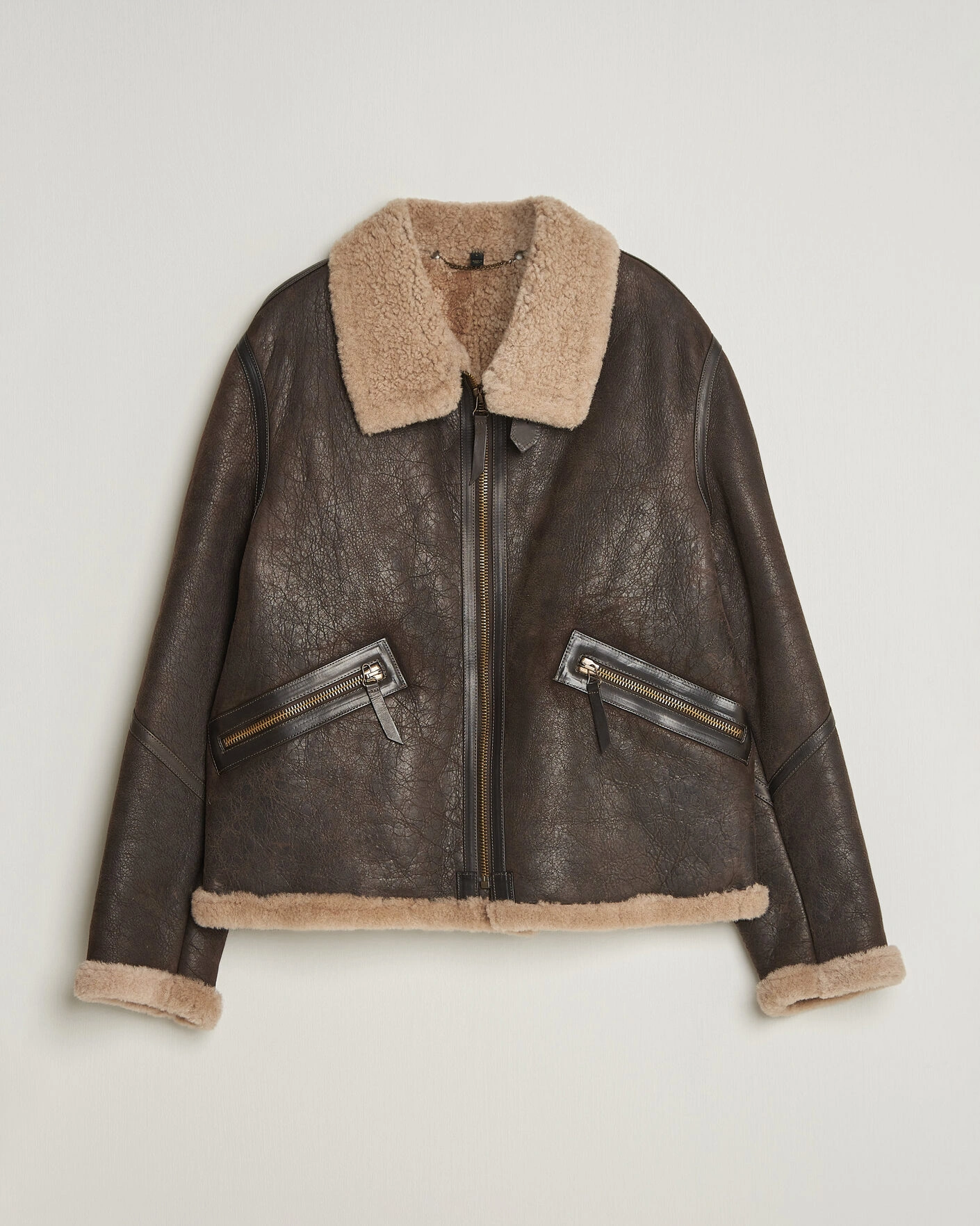 Herr | Jackor | Belstaff | Winterbrook Shearling Jacket Dark Brown