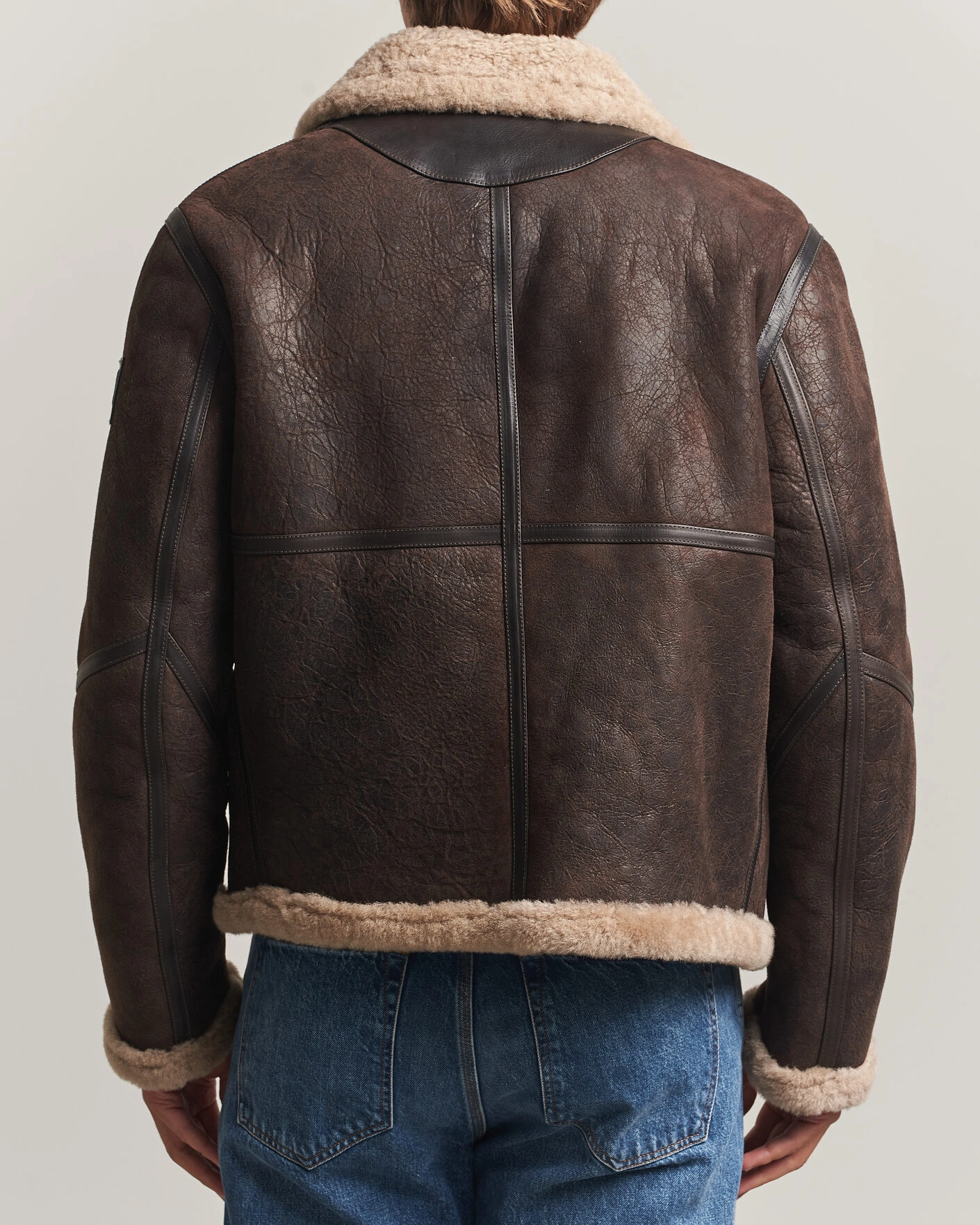 Herr | Jackor | Belstaff | Winterbrook Shearling Jacket Dark Brown