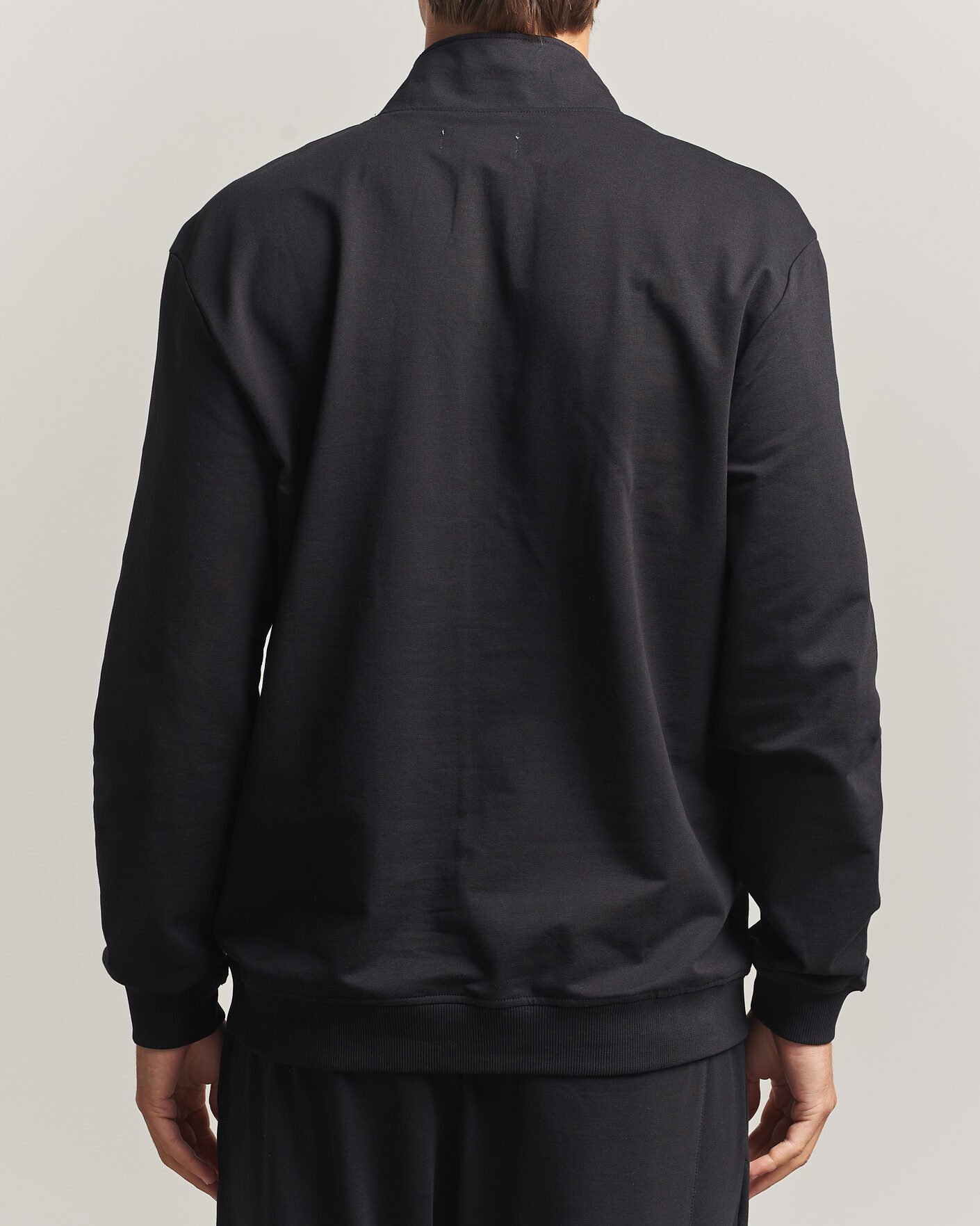 Herr | Tröjor | Bread & Boxers | Loungewear Half Zip Black