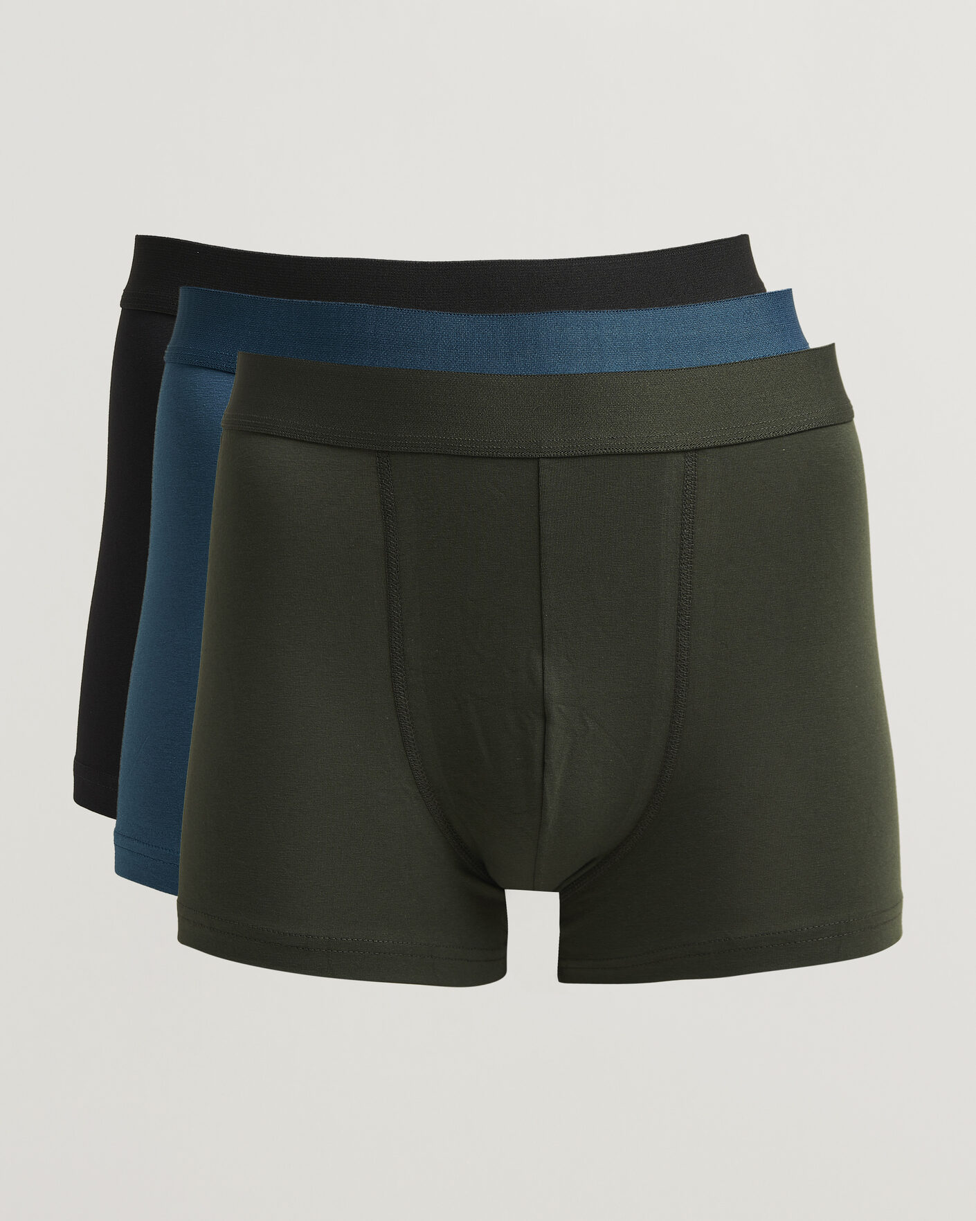 Herr | Underkläder | Bread & Boxers | 3-Pack Boxer Brief Green/Blue/Black