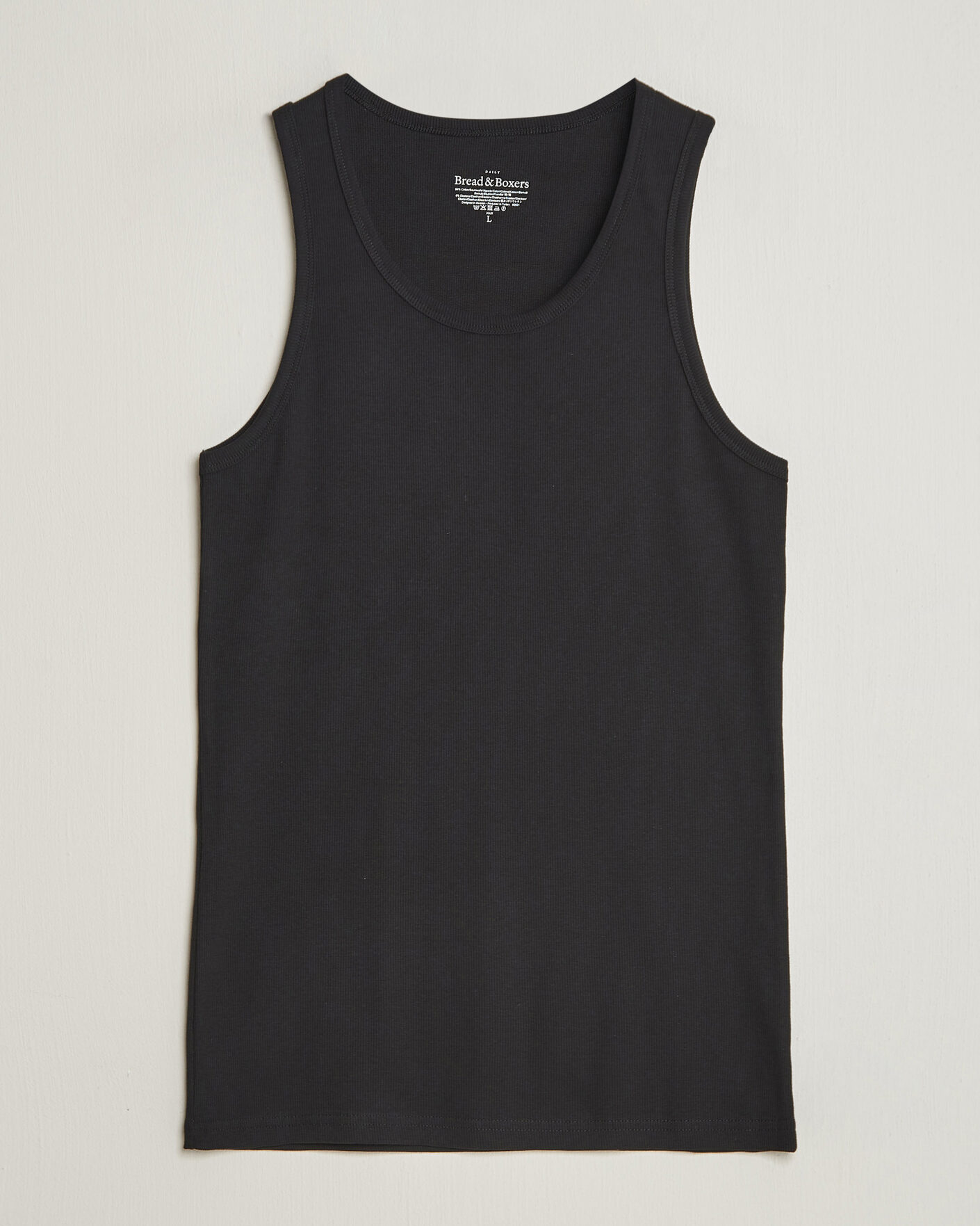 Herr |  | Bread & Boxers | 2-Pack Ribbed Tank Black