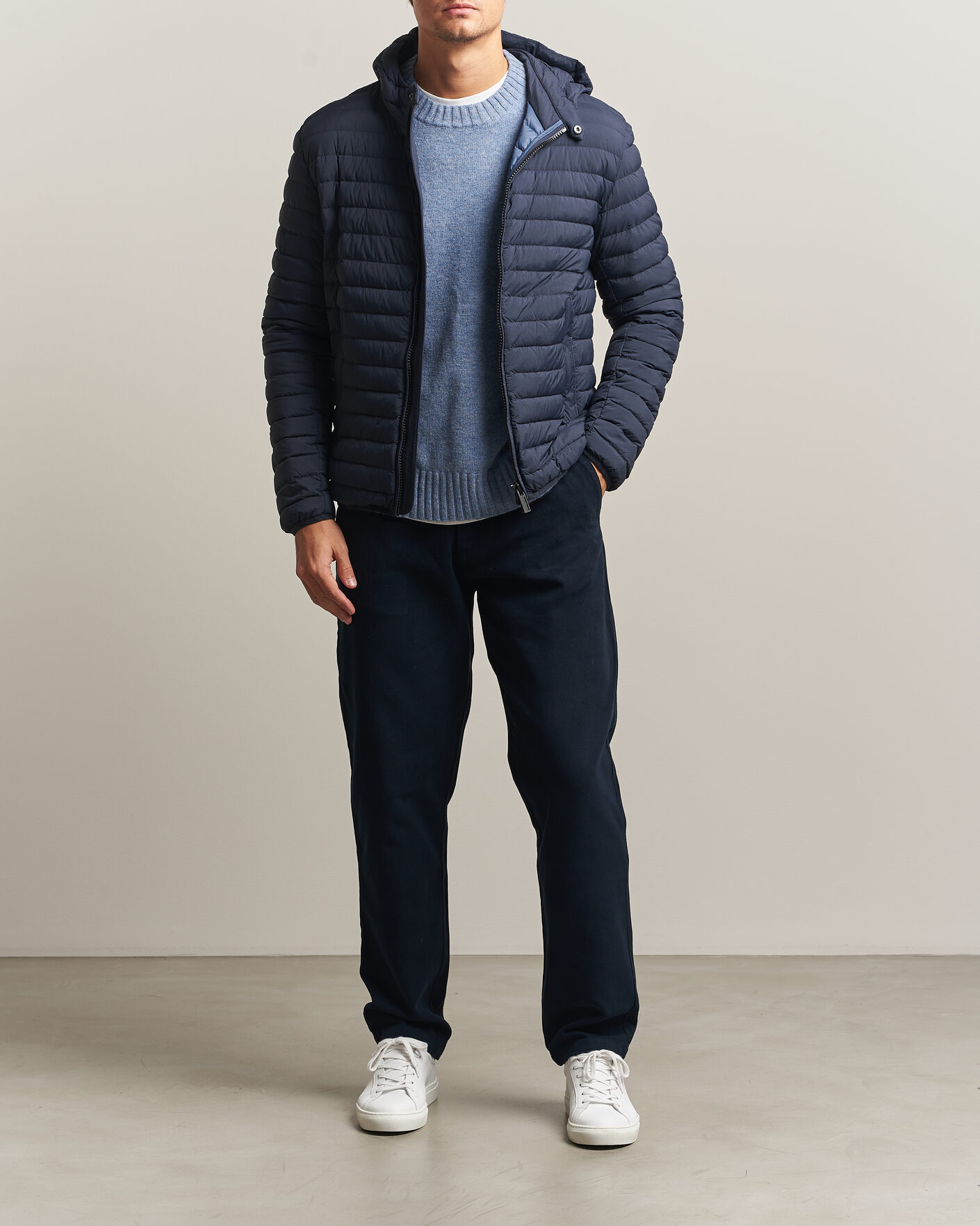 Herr | Jackor | Colmar | Lightweight Down Jacket Navy