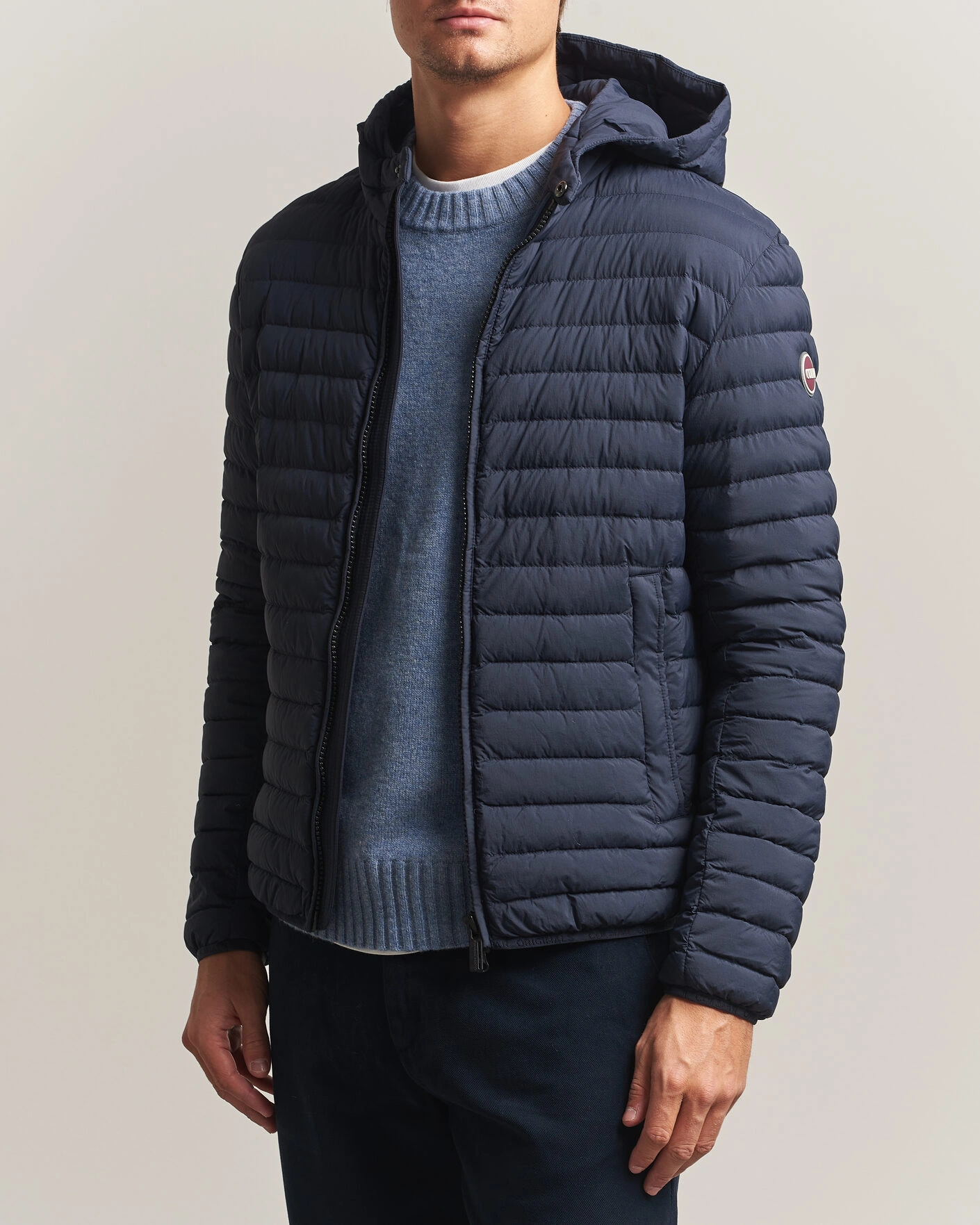 Herr | Jackor | Colmar | Lightweight Down Jacket Navy