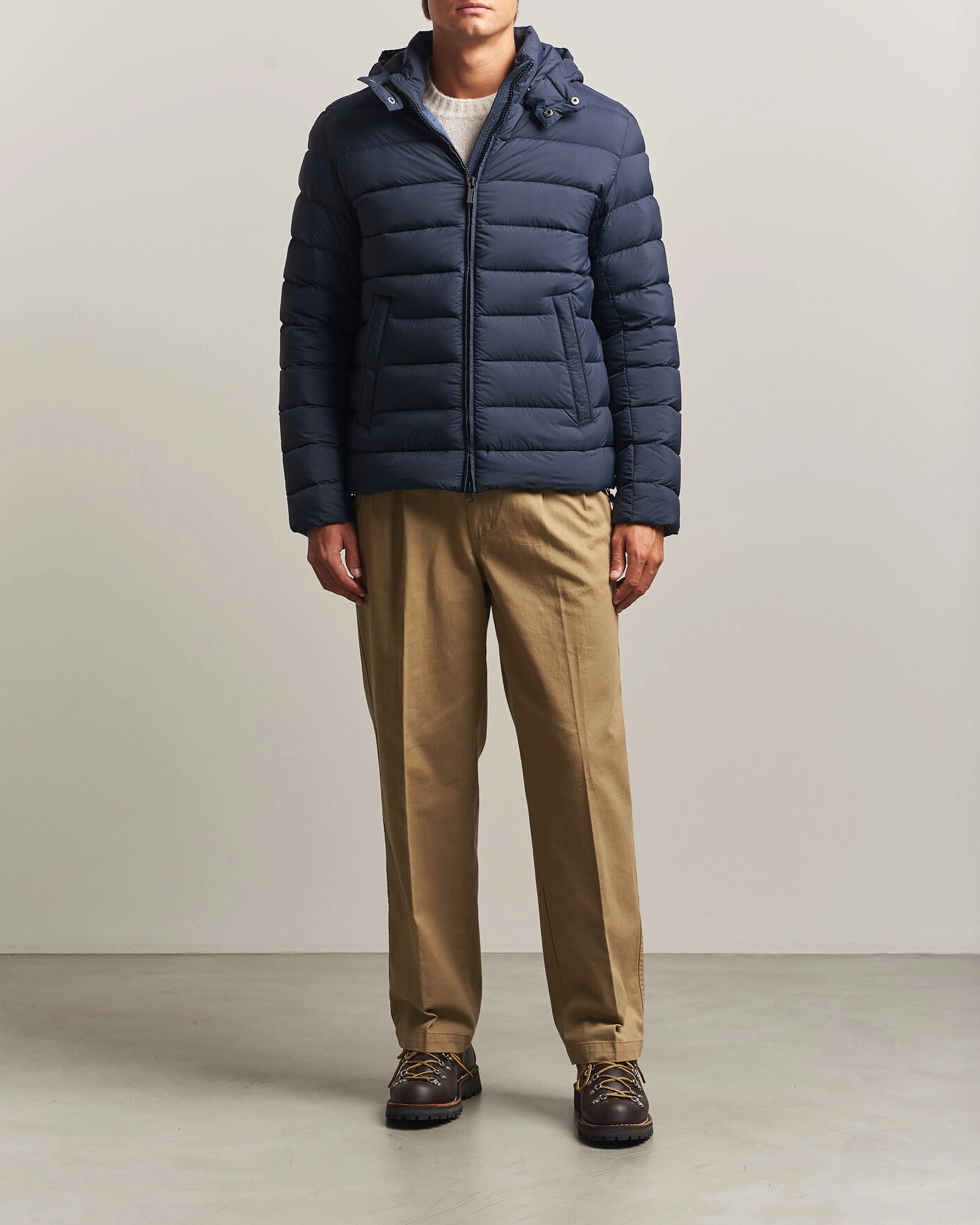 Herr | Jackor | Colmar | Quilted Down Jacket Navy
