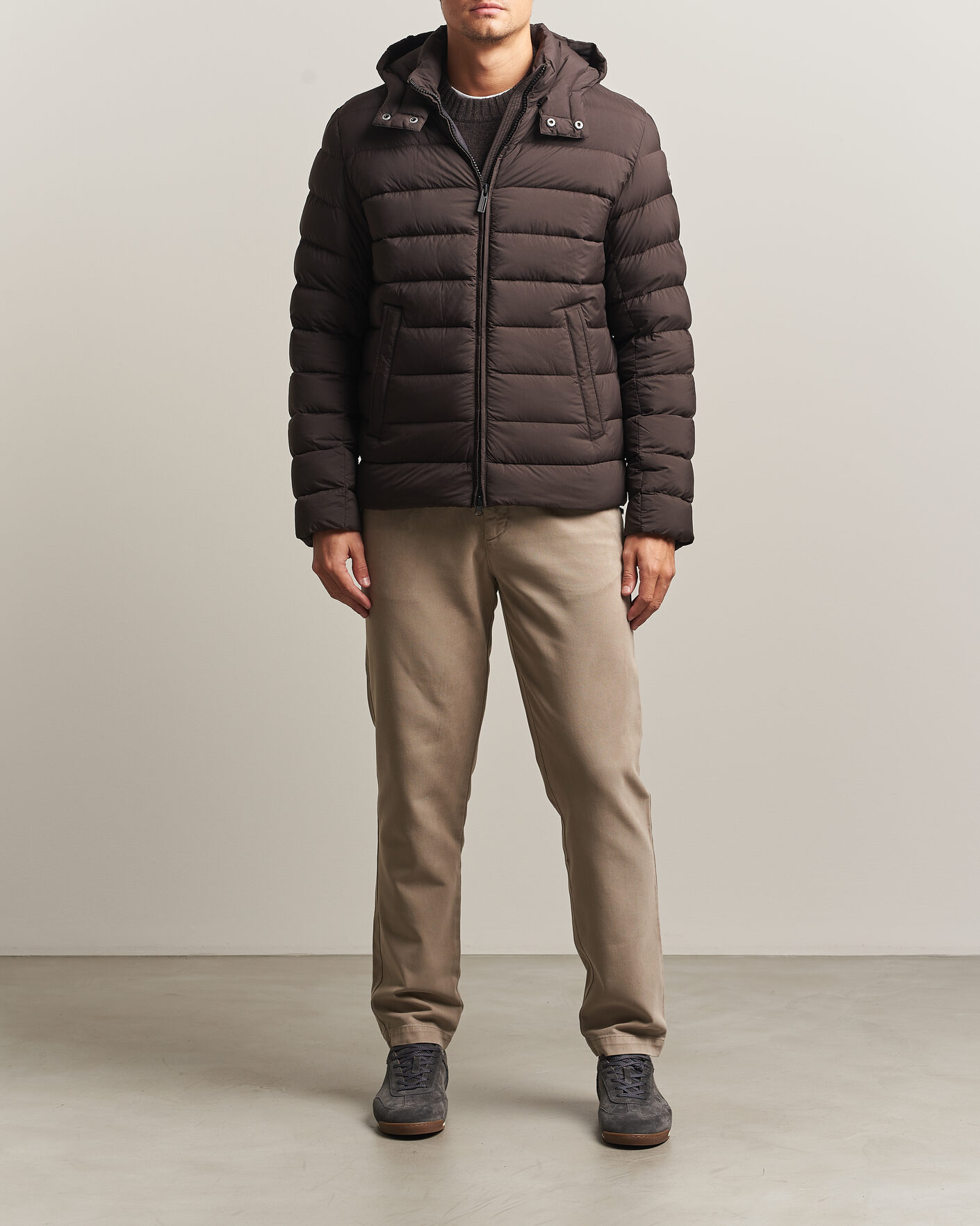 Herr | Jackor | Colmar | Quilted Down Jacket Black Coffee