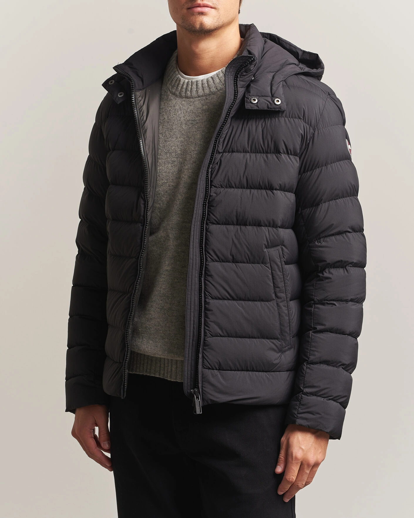 Herr | Jackor | Colmar | Quilted Down Jacket Black