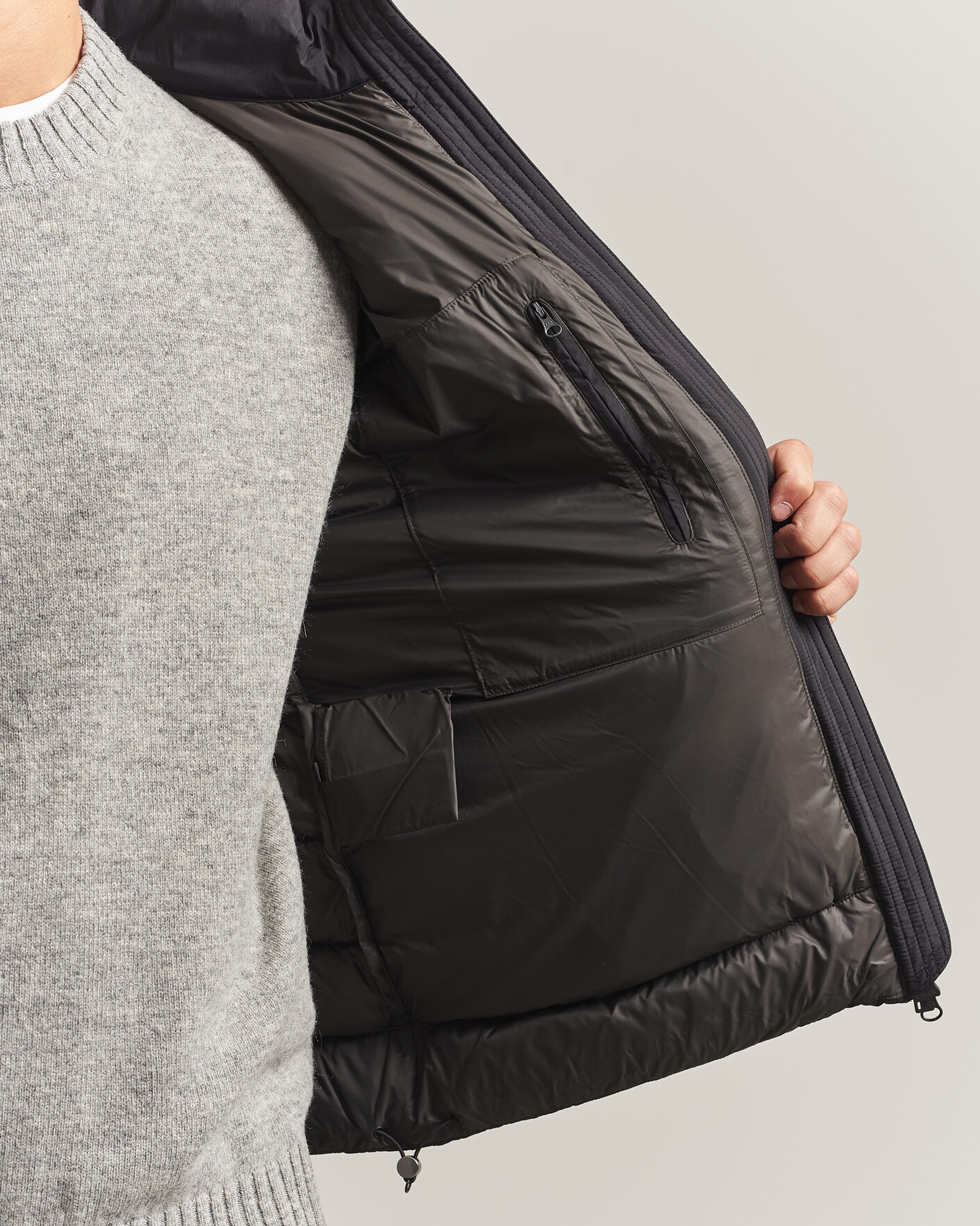 Herr | Jackor | Colmar | Quilted Down Jacket Black