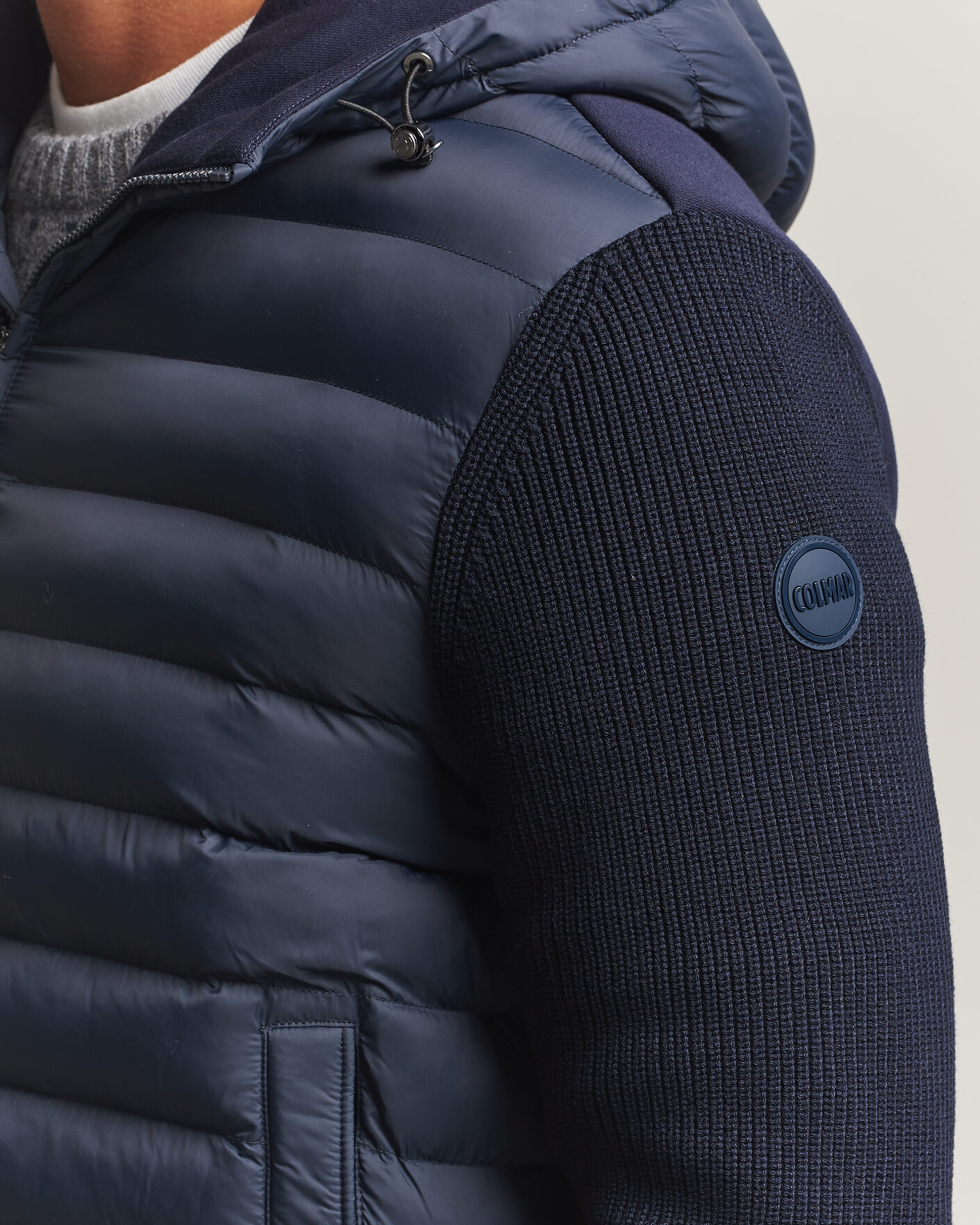 Herr | Jackor | Colmar | Hybrid Hood Jacket Navy
