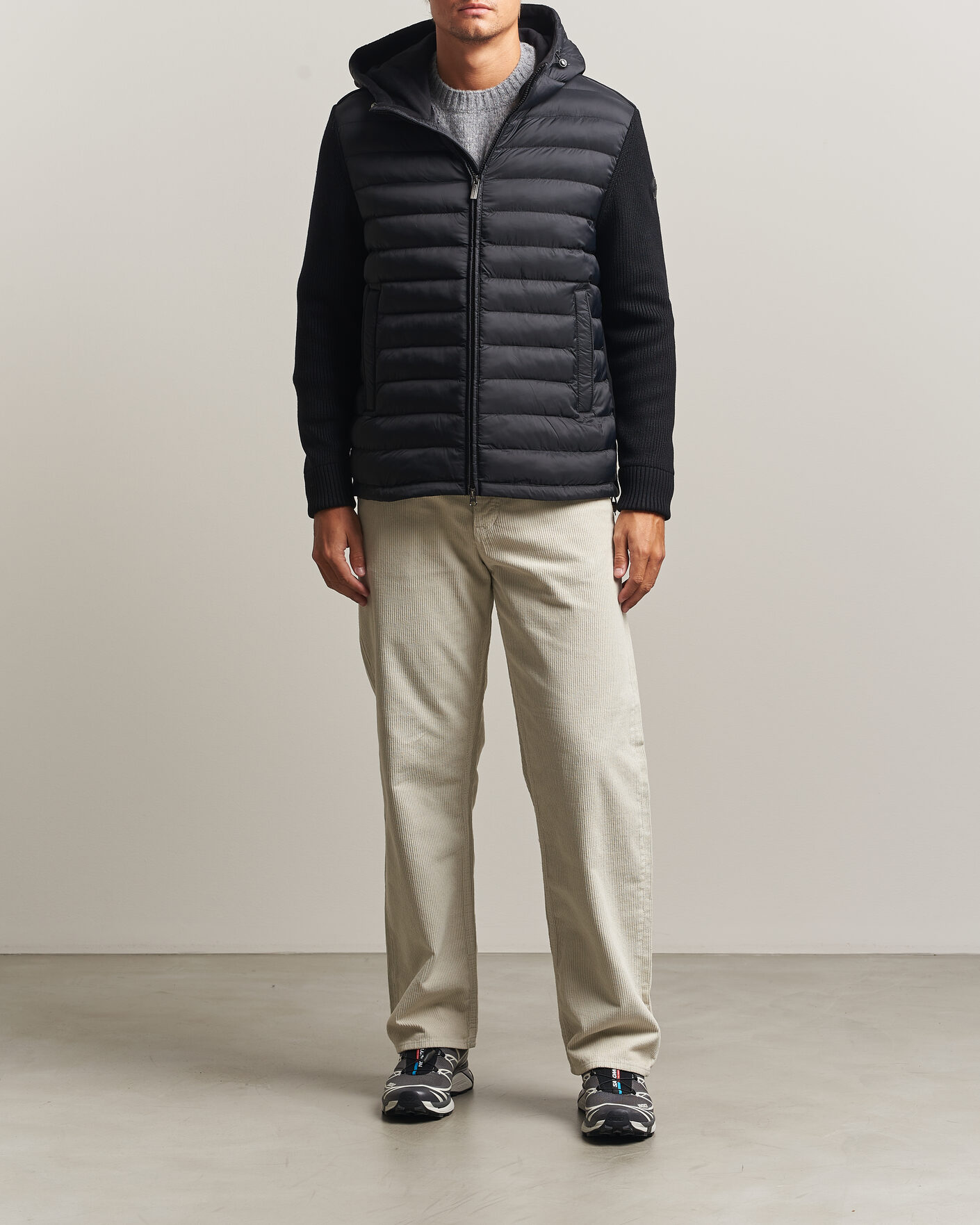 Herr | Jackor | Colmar | Hybrid Hood Jacket Black