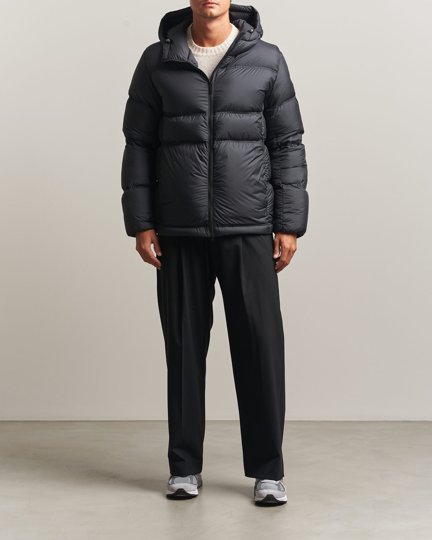 Herr | Jackor | Colmar | Hood Down Jacket Black