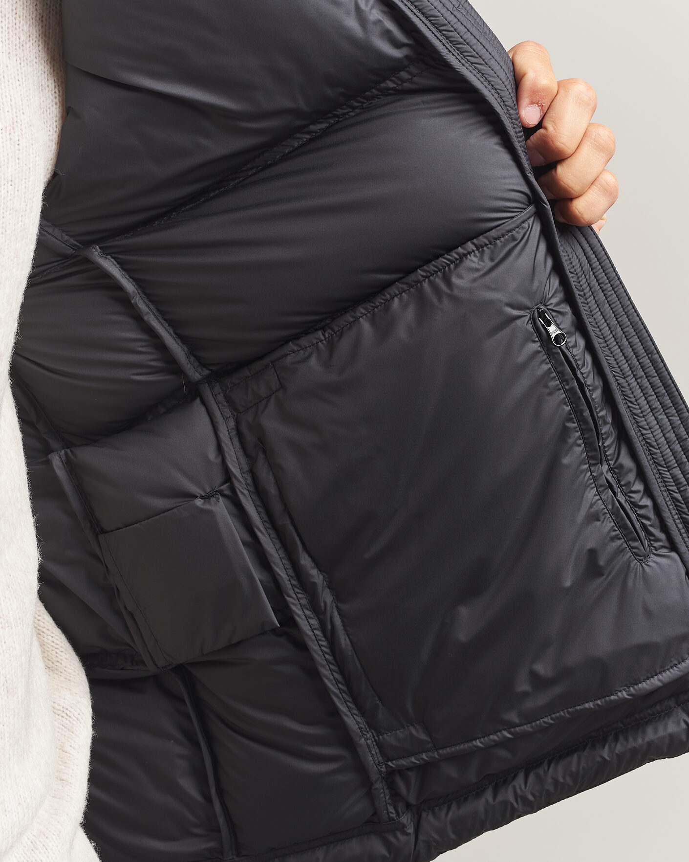 Herr | Jackor | Colmar | Hood Down Jacket Black