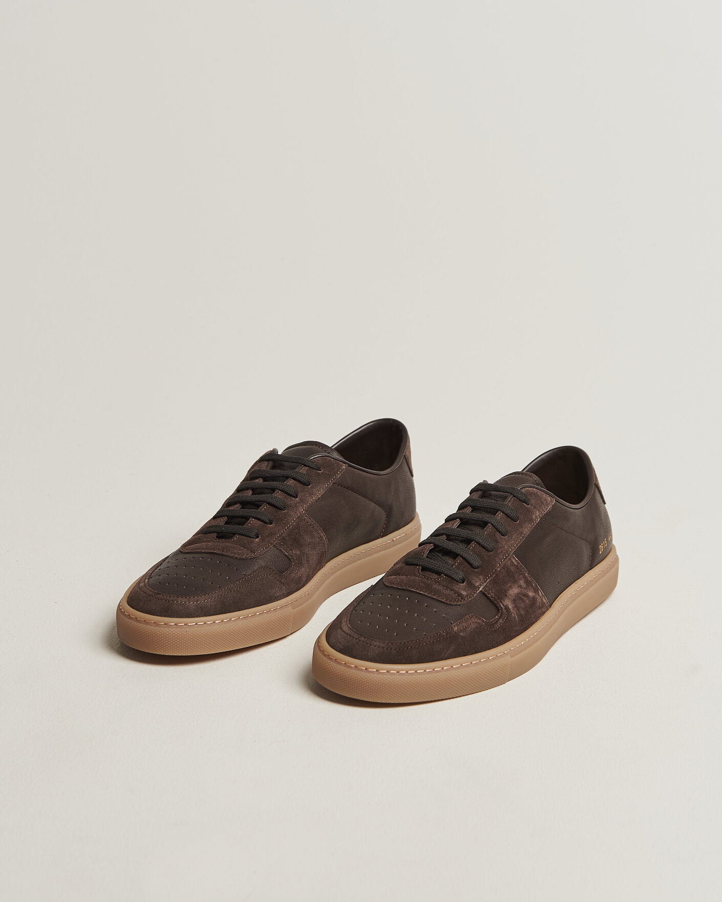 Herr | Sneakers | Common Projects | Bball Duo Leather Sneaker Dark Brown