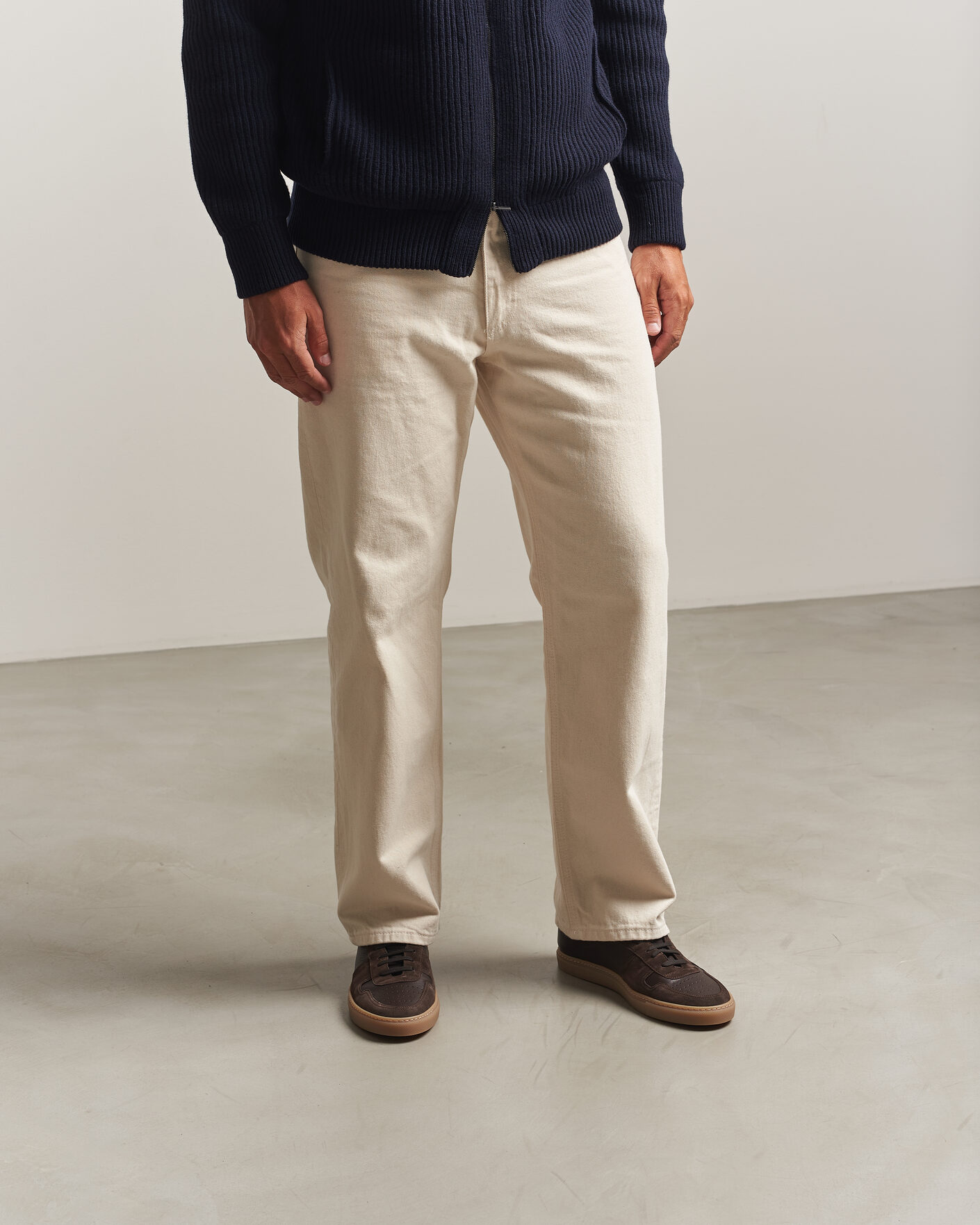Herr | Sneakers | Common Projects | Bball Duo Leather Sneaker Dark Brown