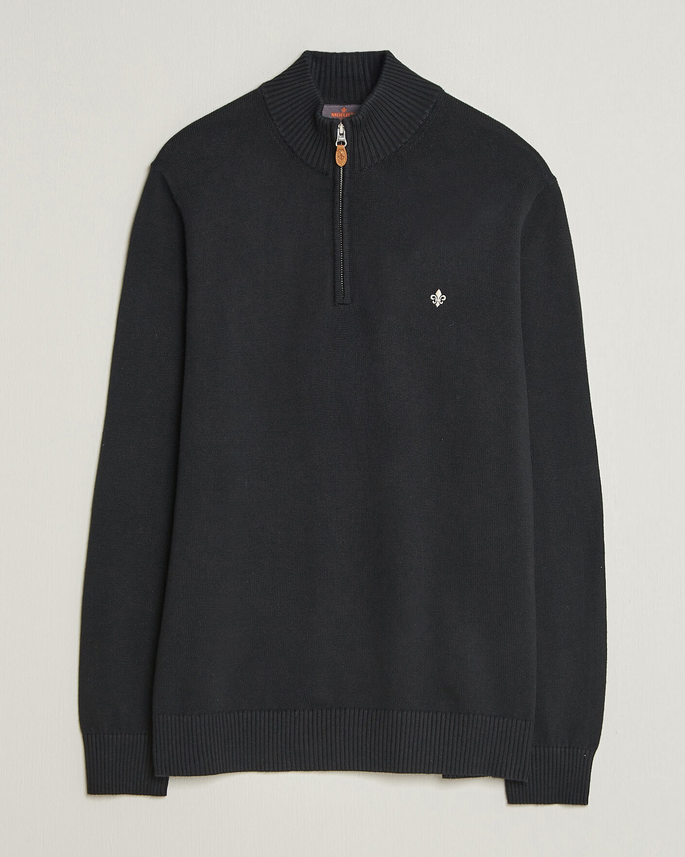 Herr | Tröjor | Morris | Darmon Half Zip Black