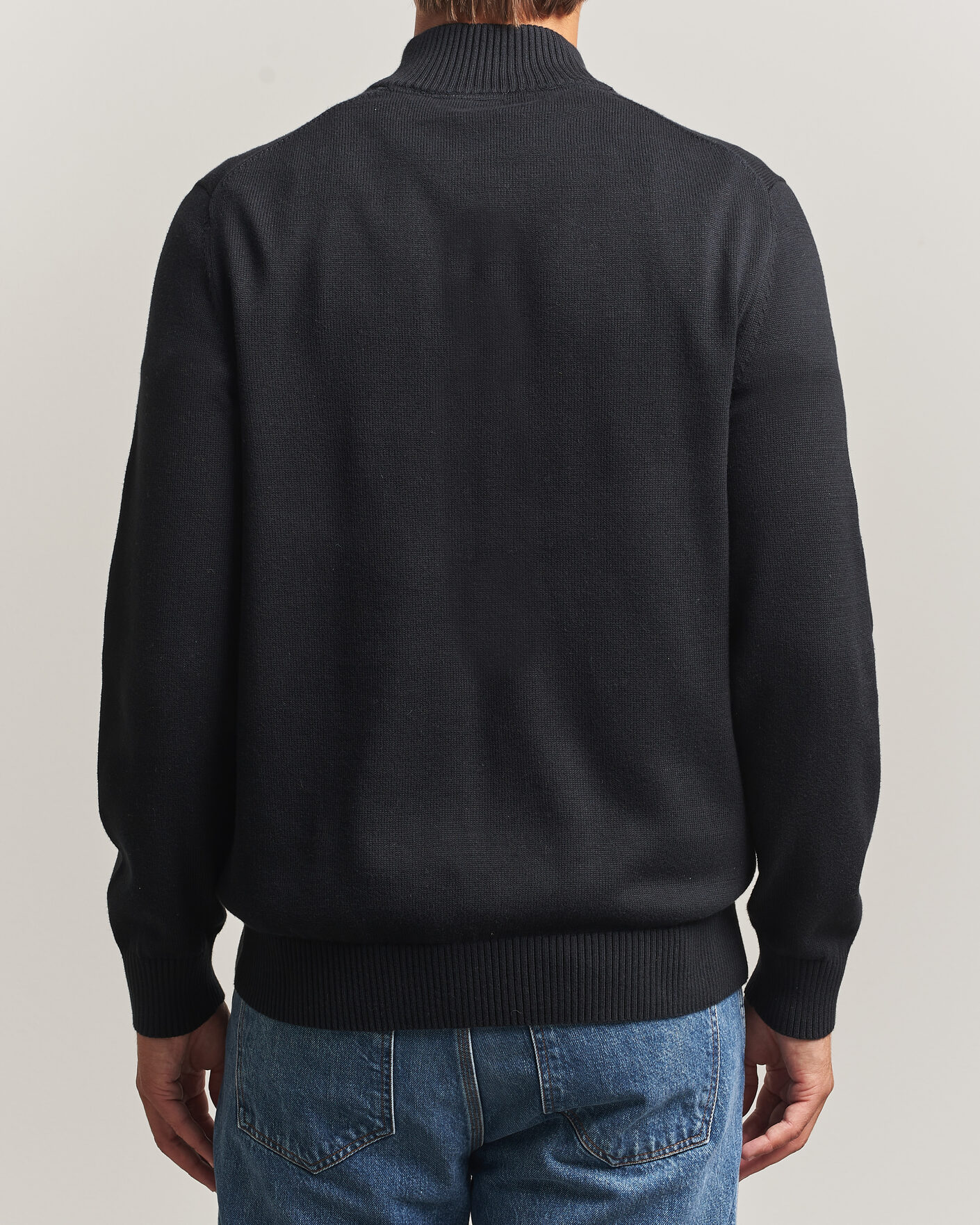 Herr | Tröjor | Morris | Darmon Half Zip Black