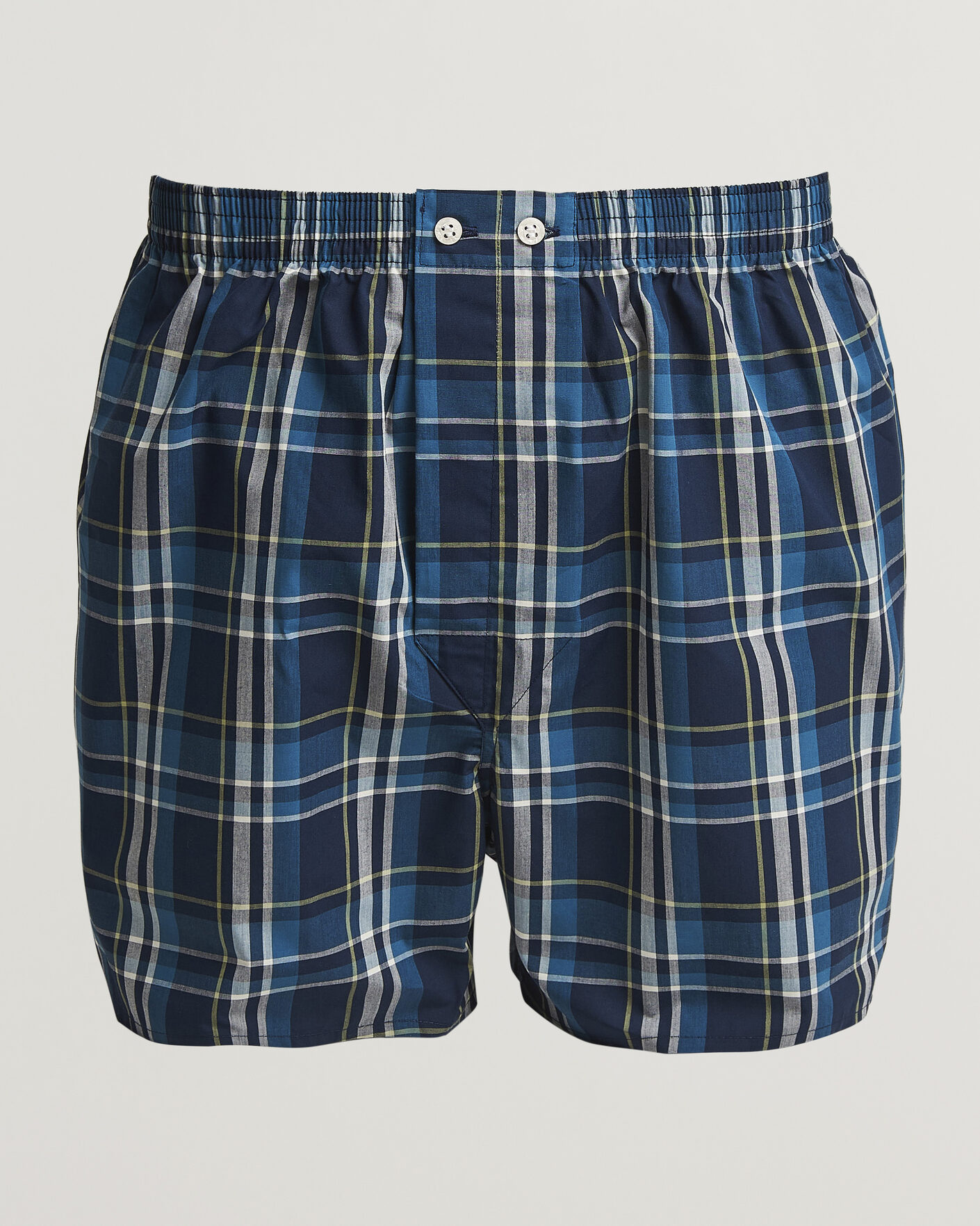 Herr | Underkläder | Derek Rose | Classic Fit Woven Cotton Boxer Shorts Navy