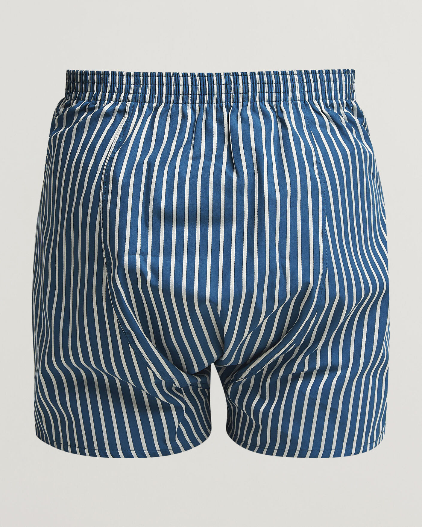 Herr | Underkläder | Derek Rose | Classic Fit Striped Woven Cotton Boxer Shorts Blue/White