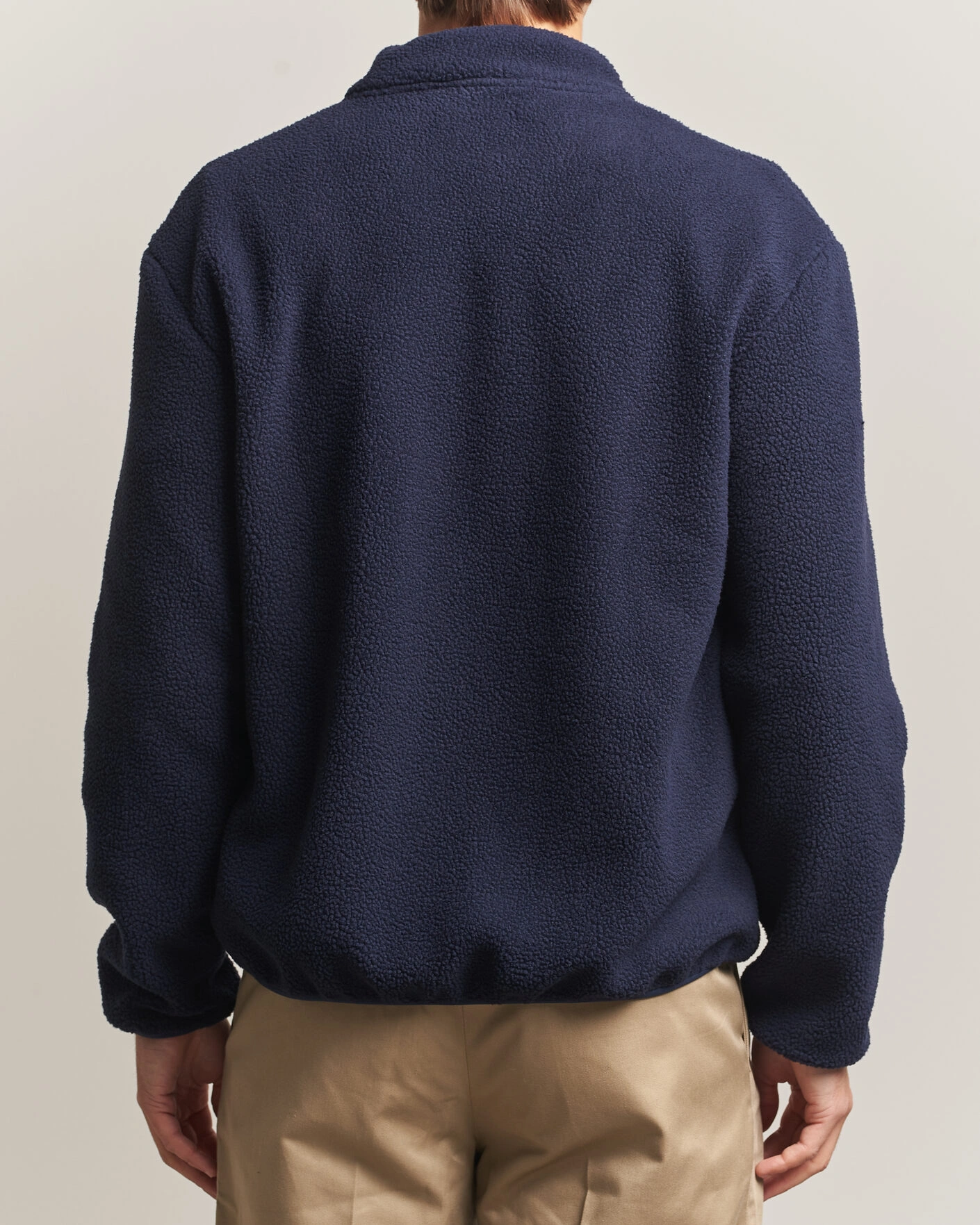 Herr | Tröjor | Drôle de Monsieur | Slogan Sherpa Jacket Navy