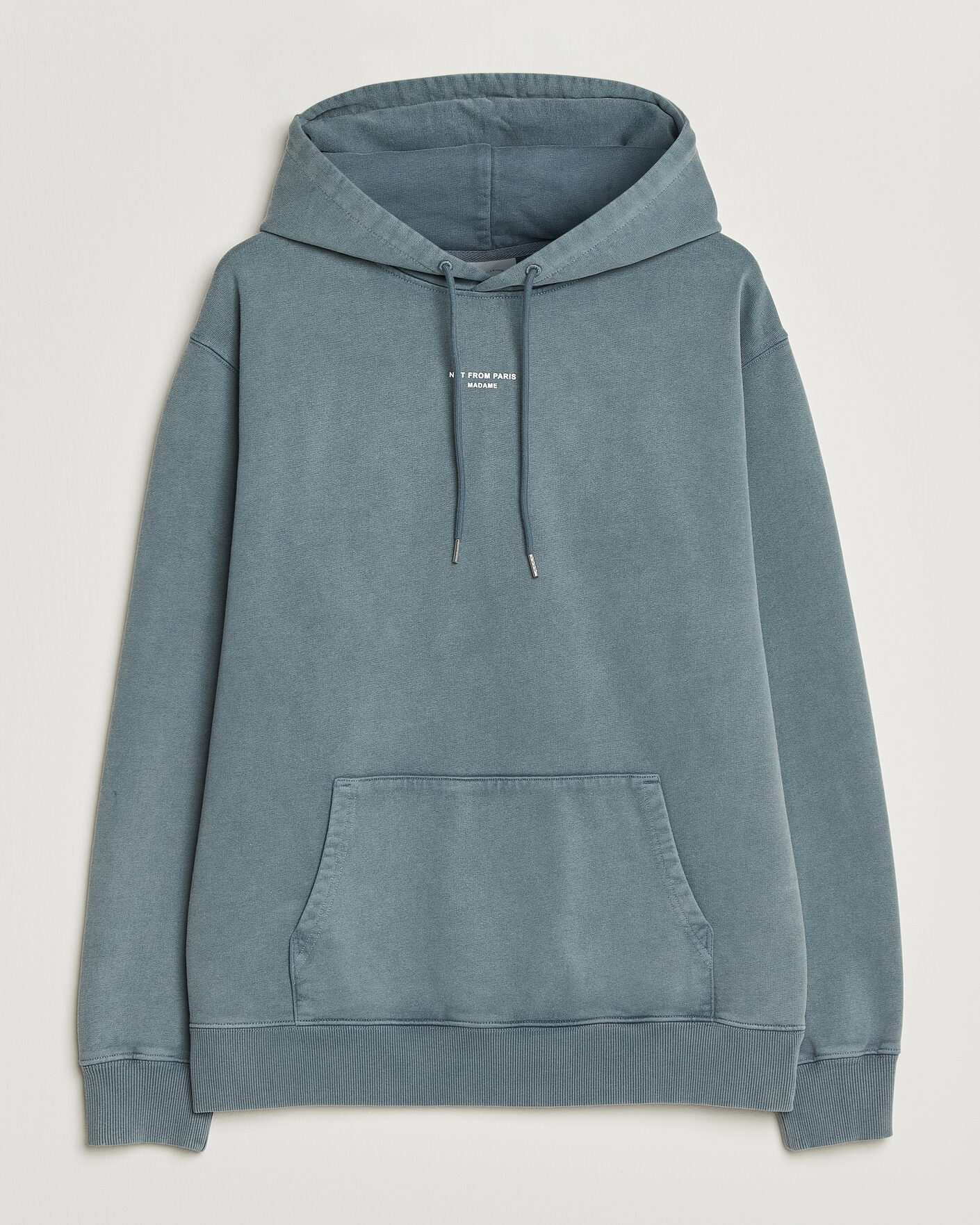 Herr | Tröjor | Drôle de Monsieur | Classic Slogan Hoodie Dark Grey