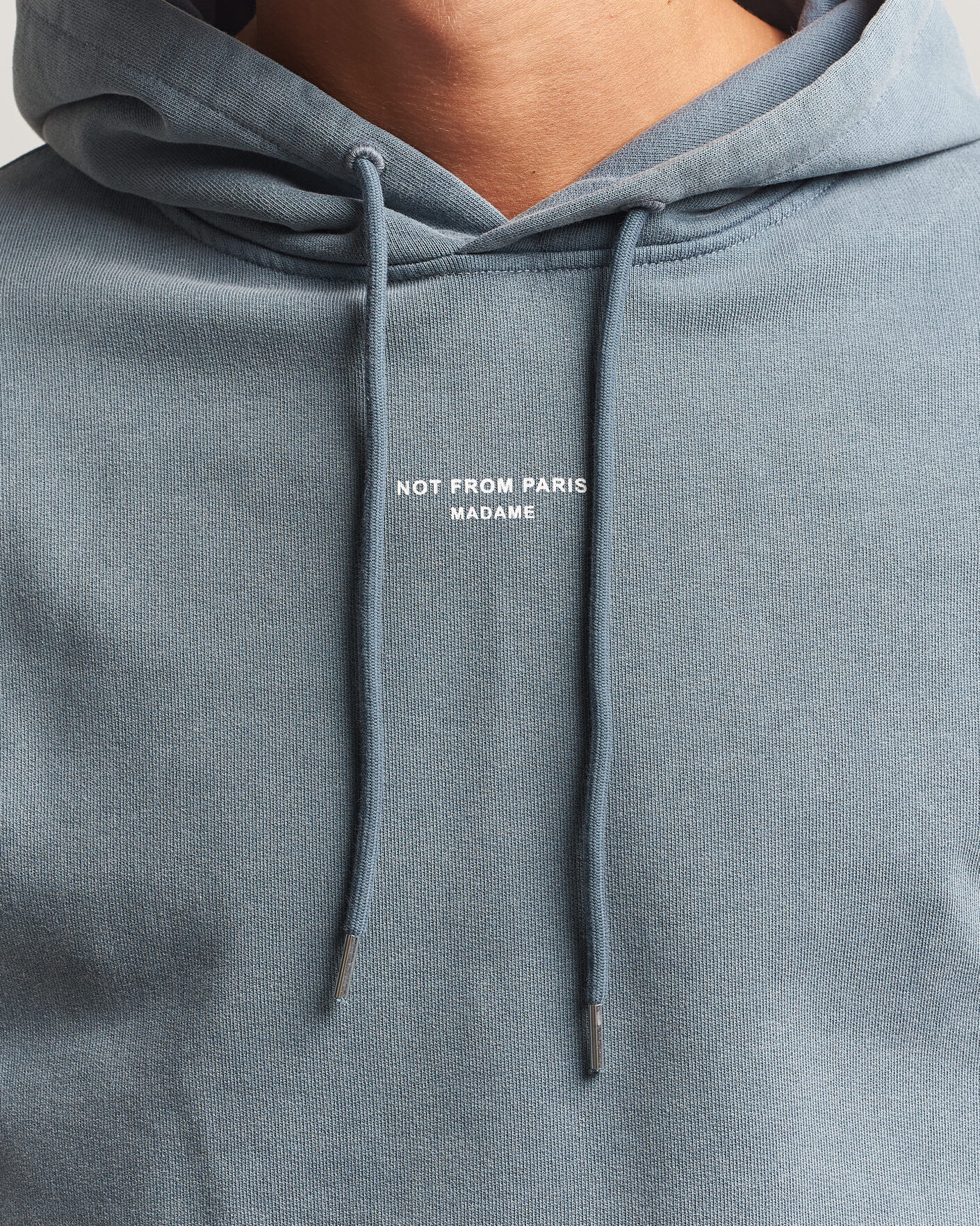 Herr | Tröjor | Drôle de Monsieur | Classic Slogan Hoodie Dark Grey