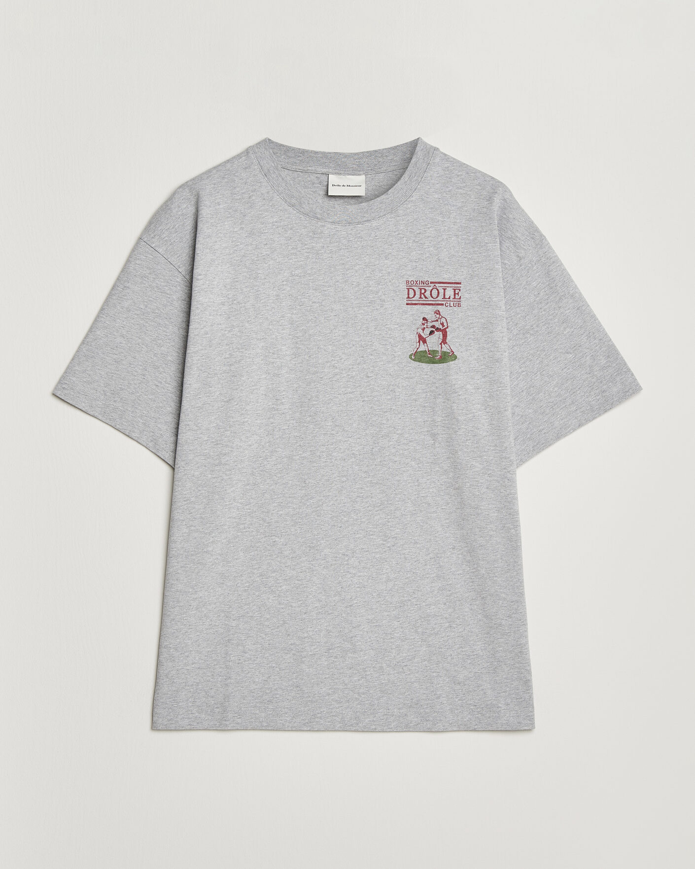 Herr | T-Shirts | Drôle de Monsieur | Boxers T-Shirt Grey Melange