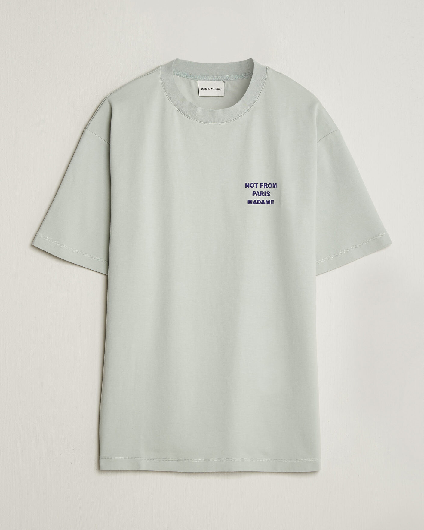 Herr | T-Shirts | Drôle de Monsieur | Bold Slogan T-Shirt Grey