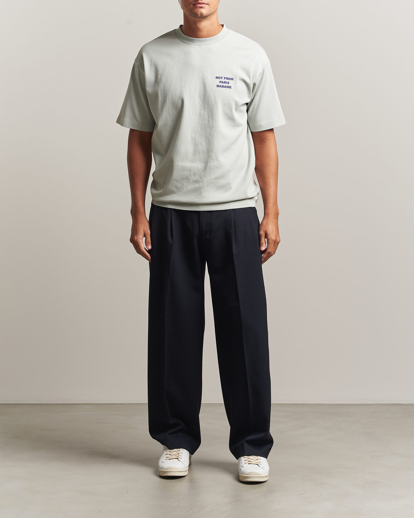 Herr | T-Shirts | Drôle de Monsieur | Bold Slogan T-Shirt Grey