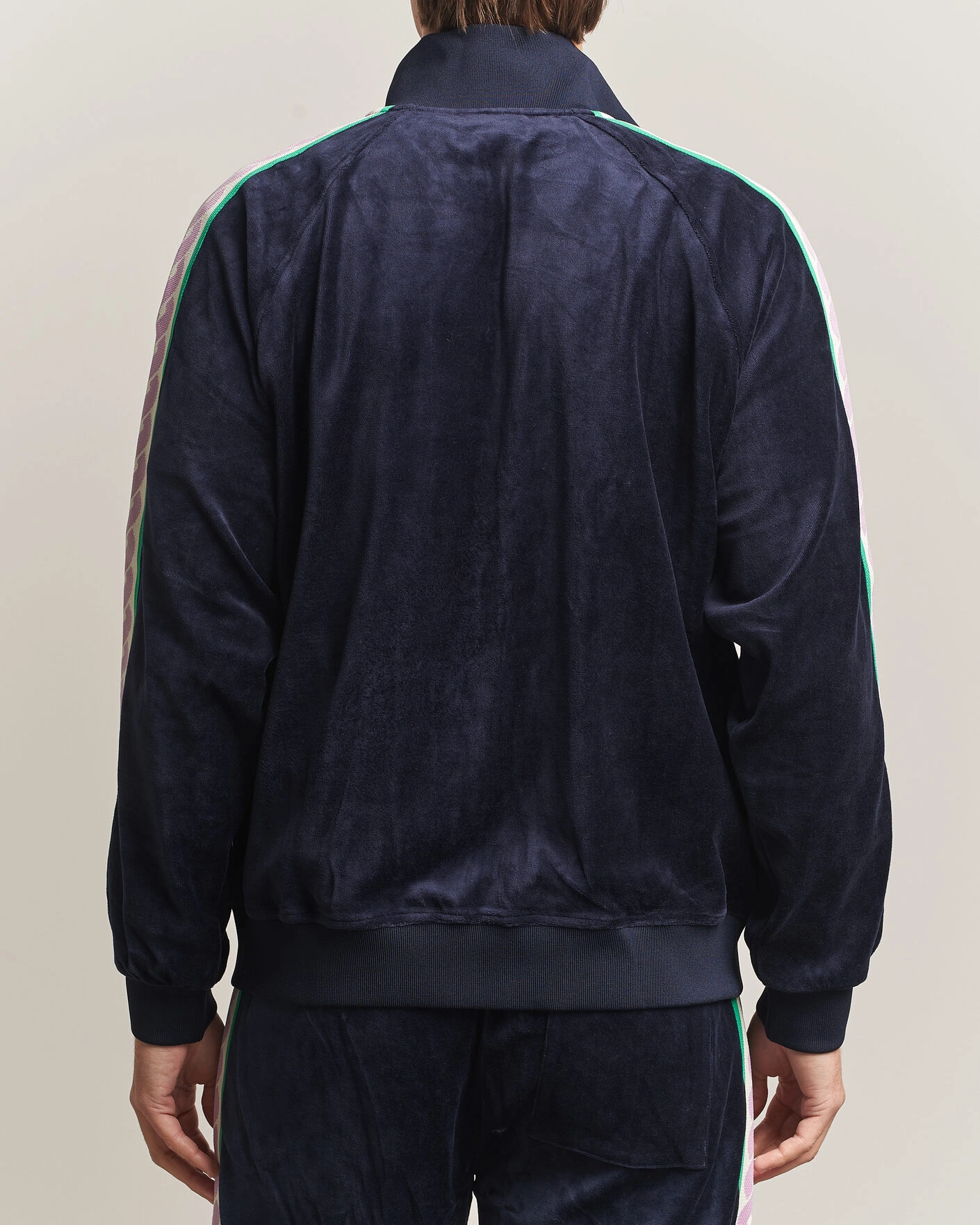 Herr | Tröjor | Drôle de Monsieur | Survêtement Velours Track Jacket Navy