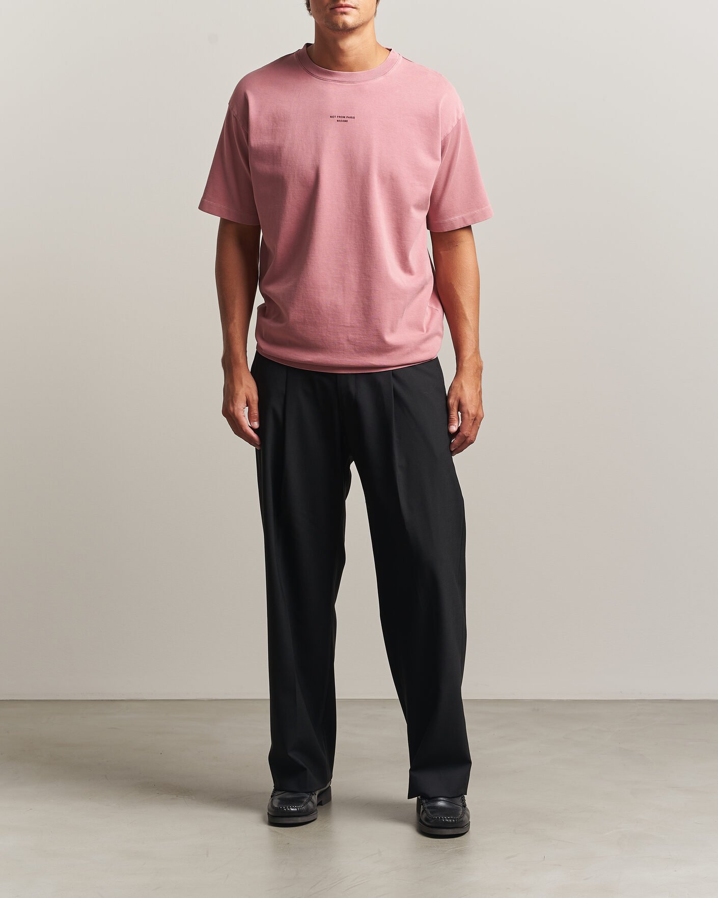 Herr | T-Shirts | Drôle de Monsieur | Classic Slogan T-Shirt Dark Pink