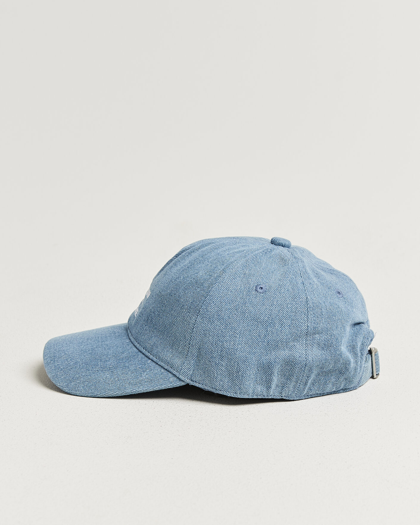 Herr | Hattar & kepsar | Drôle de Monsieur | Slogan Denim Baseball Cap Blue