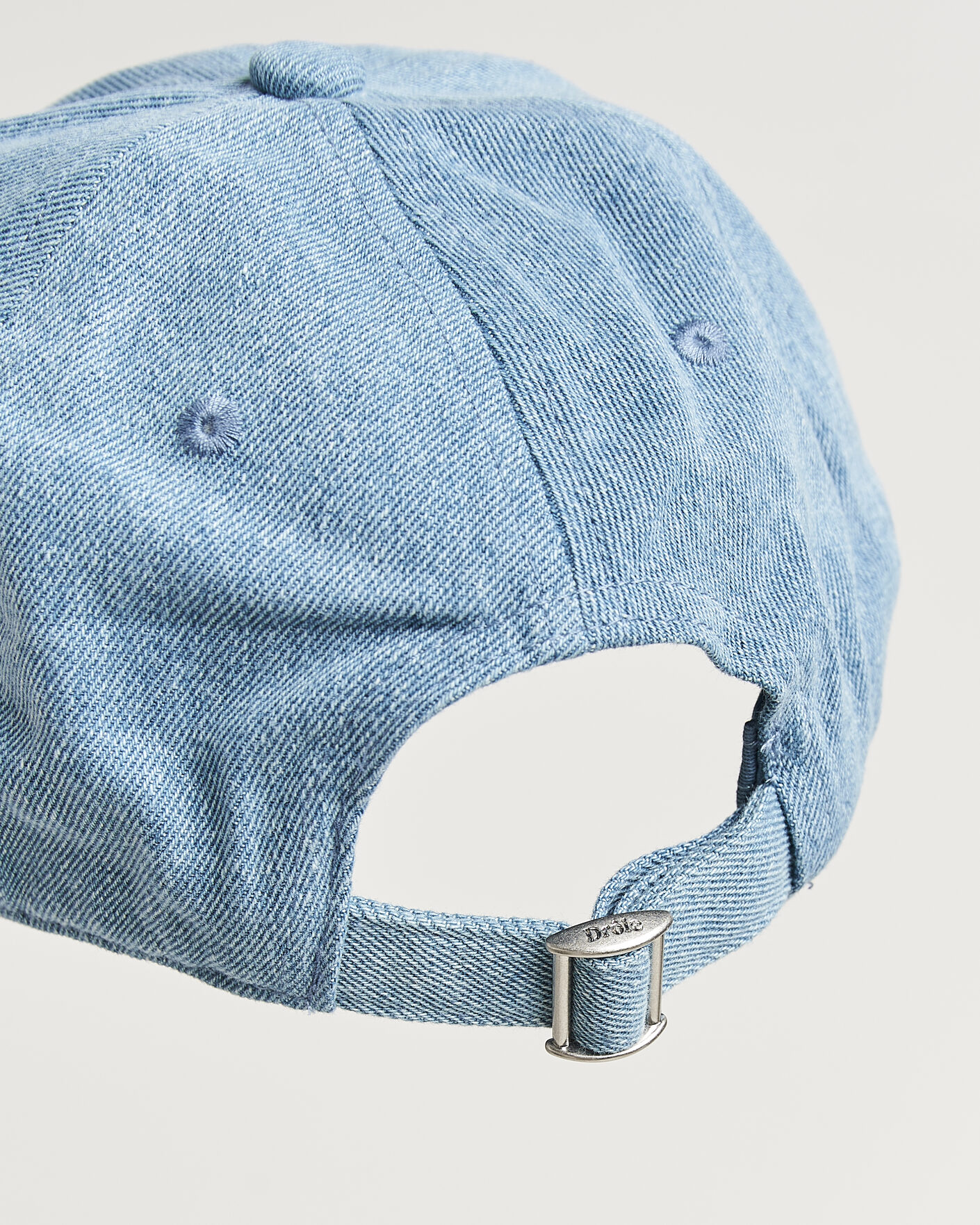 Herr | Hattar & kepsar | Drôle de Monsieur | Slogan Denim Baseball Cap Blue