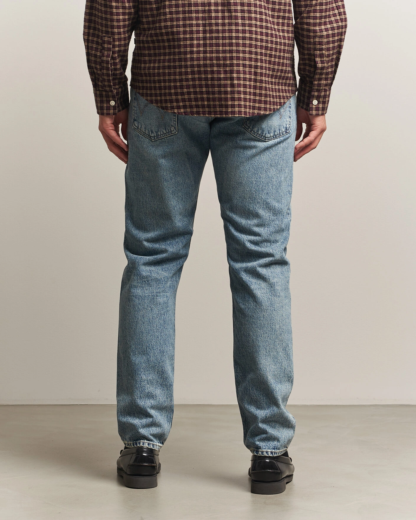 Herr | Jeans | EDWIN | Regular Tapered Rainbow Selvage Jeans Light Used