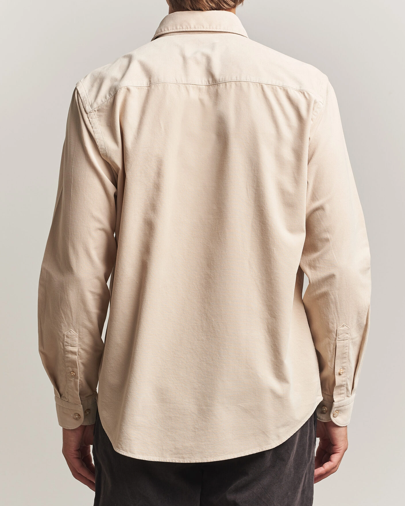 Herr | Skjortor | Eton | Casual Fit Corduroy Shirt Beige