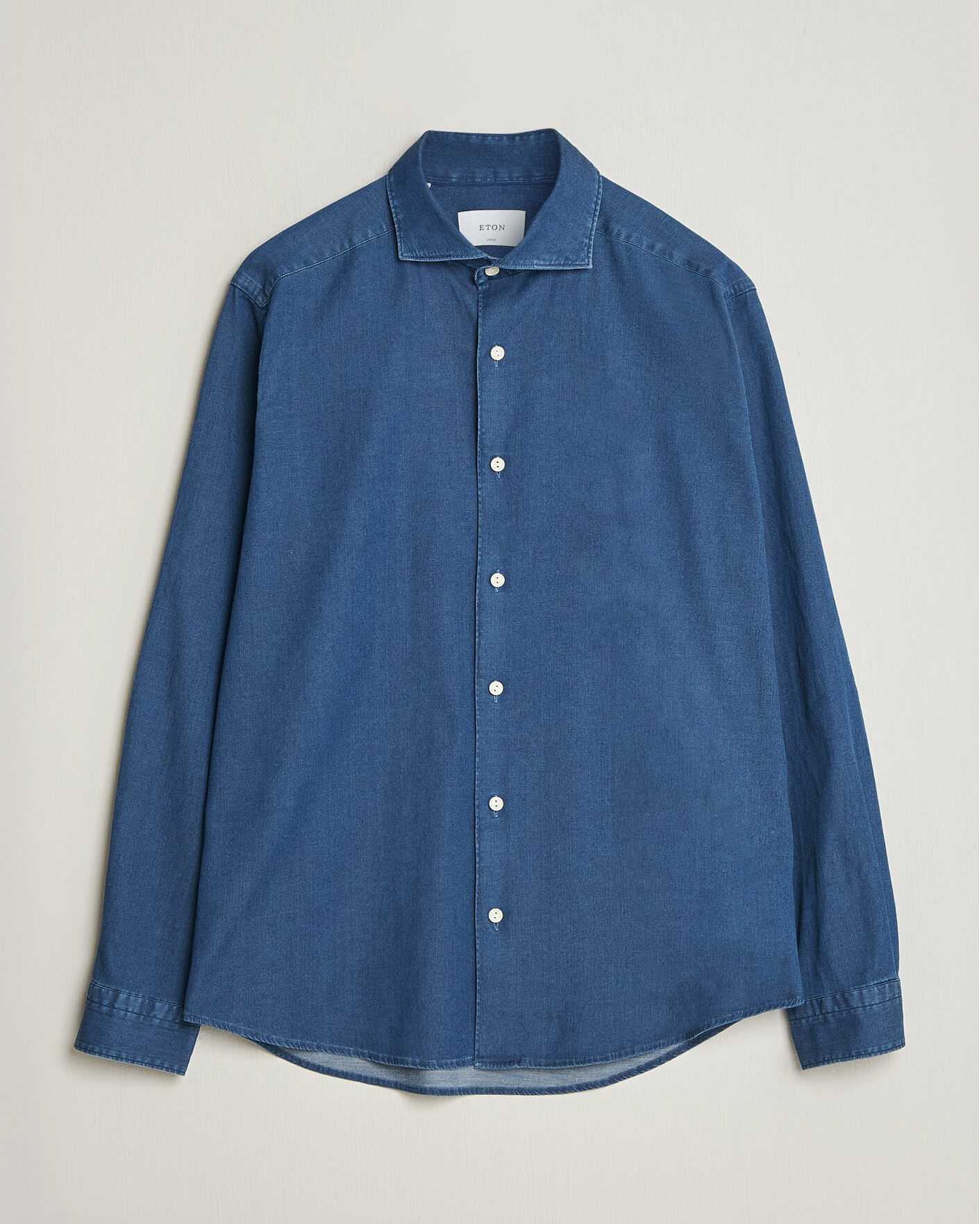 Herr | Skjortor | Eton | Casual Fit Denim Shirt Dark Wash