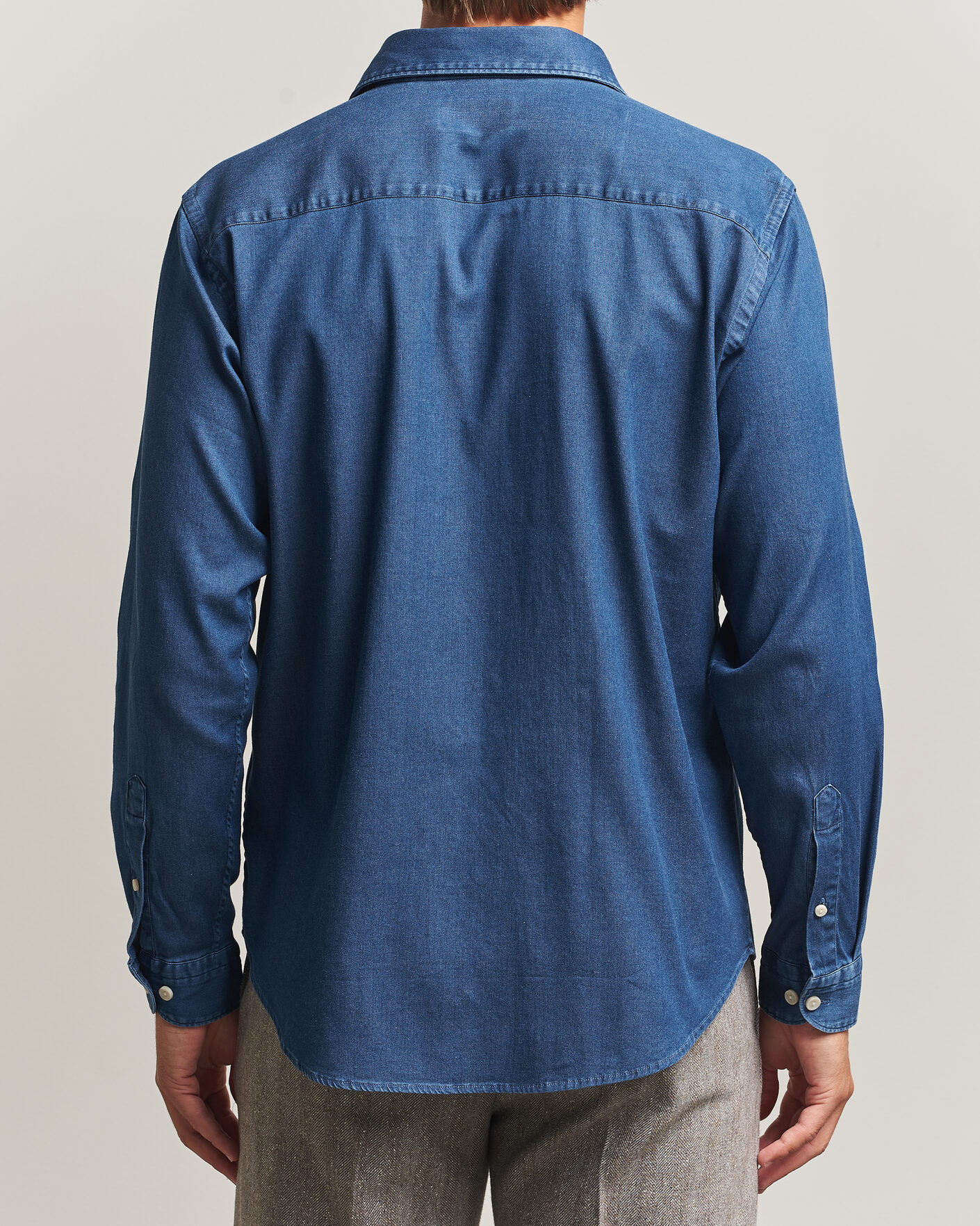 Herr | Skjortor | Eton | Casual Fit Denim Shirt Dark Wash