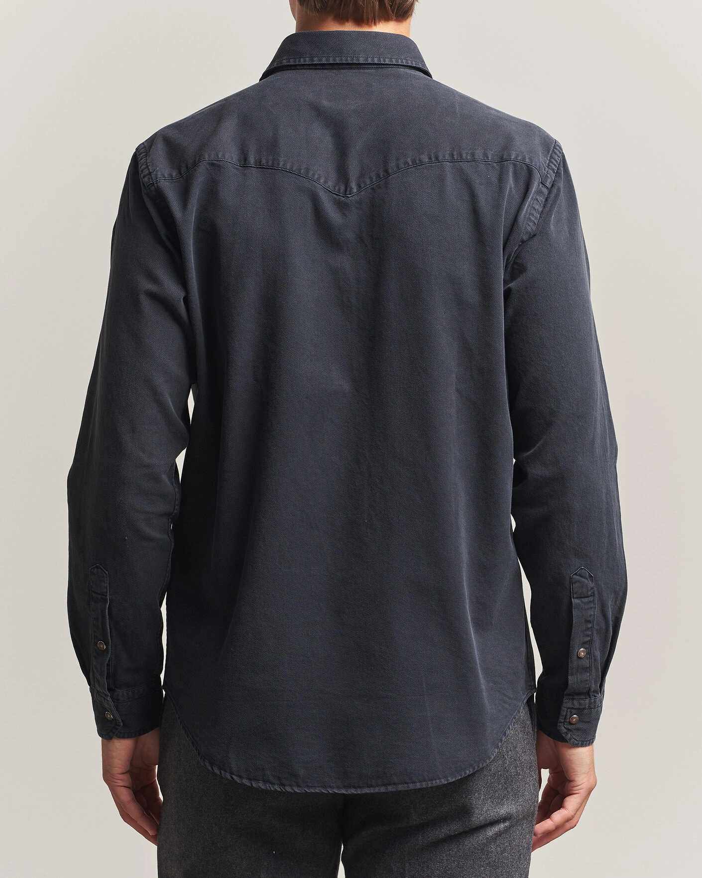 Herr | Skjortor | Eton | Indigo Western Shirt Black