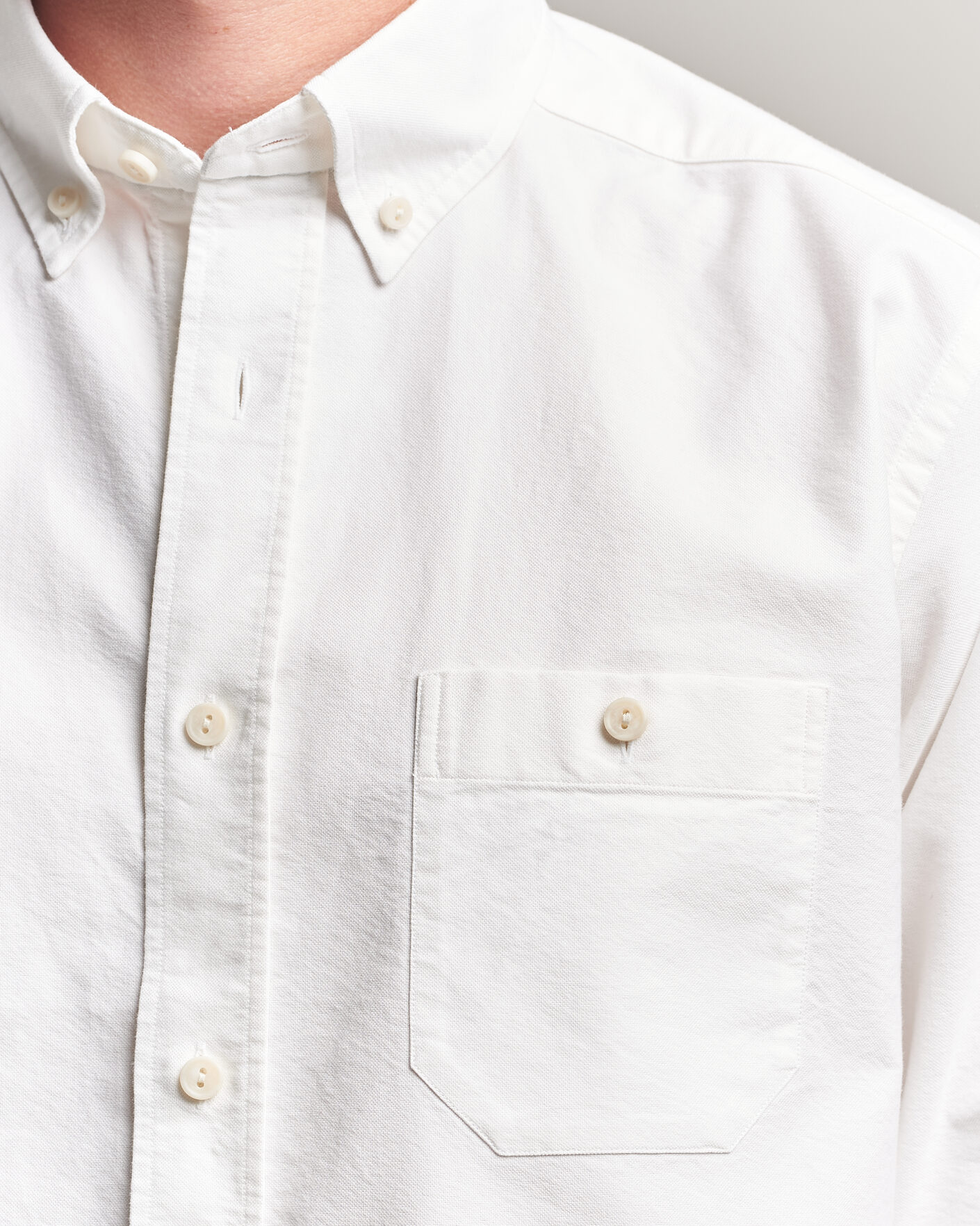 Herr | Skjortor | Eton | Regular Fit Ivy Oxford Shirt White