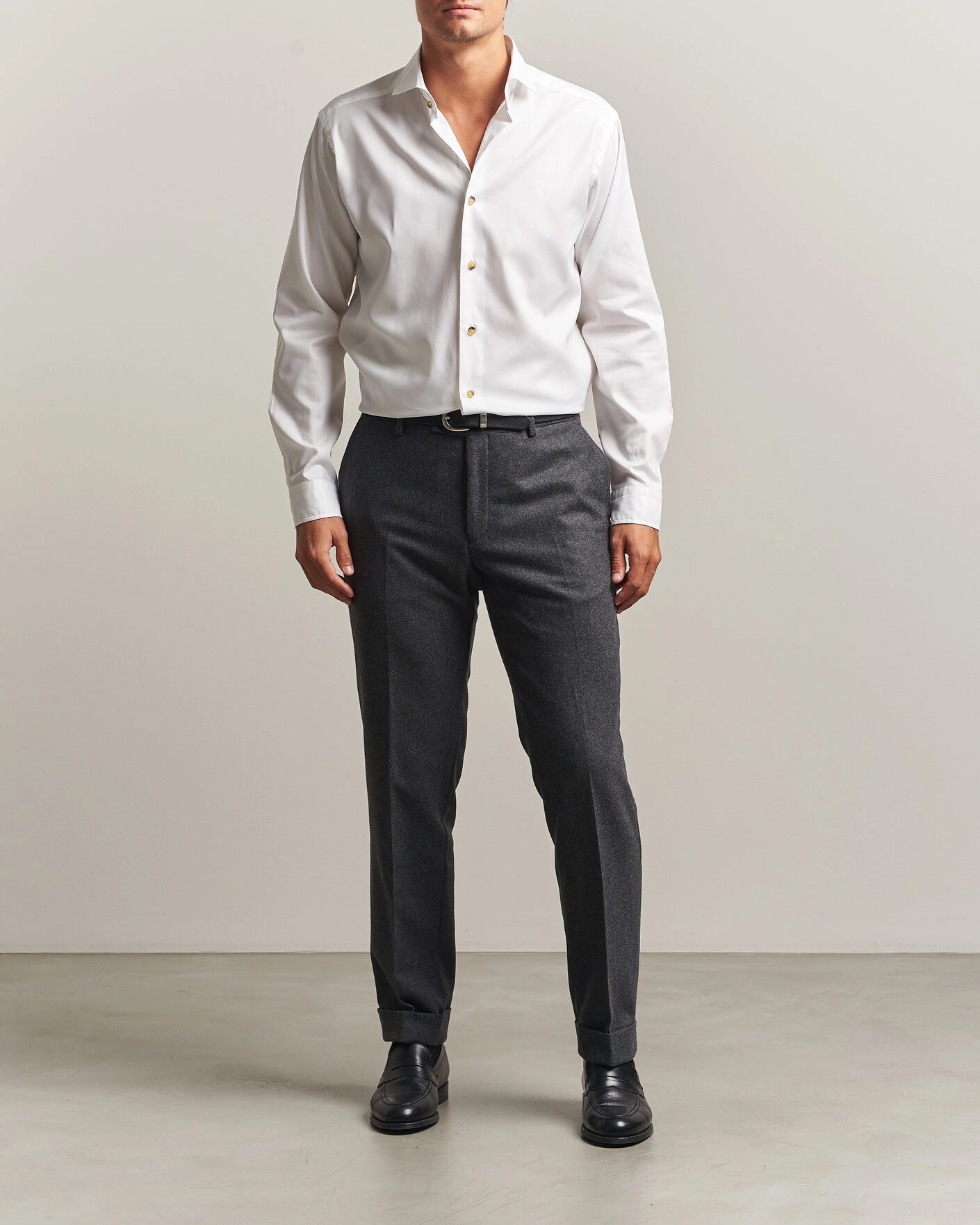 Herr | Skjortor | Eton | Signature Oxford Shirt White
