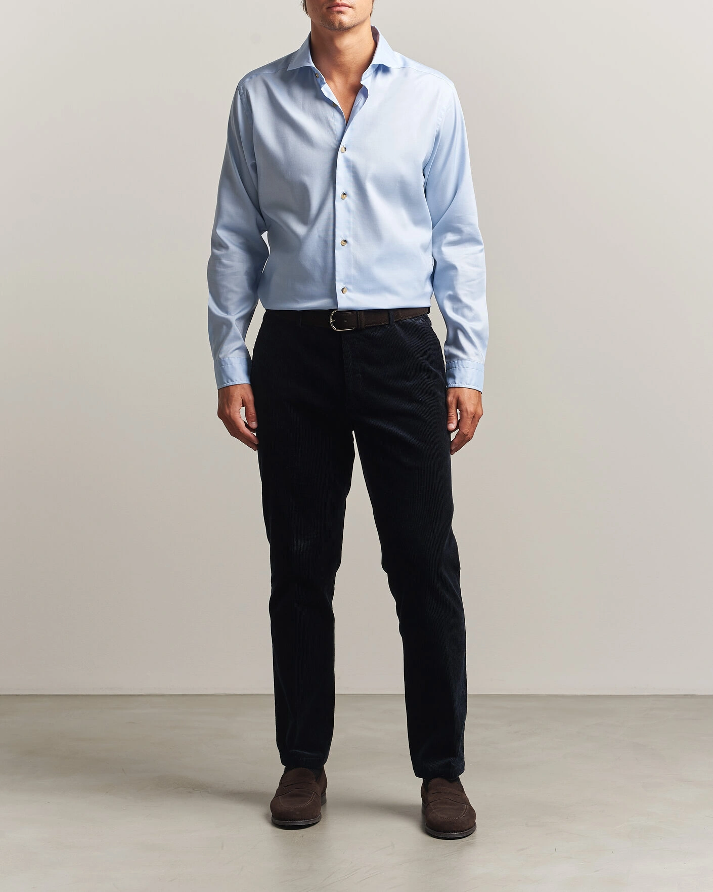Herr | Skjortor | Eton | Signature Oxford Shirt Light Blue