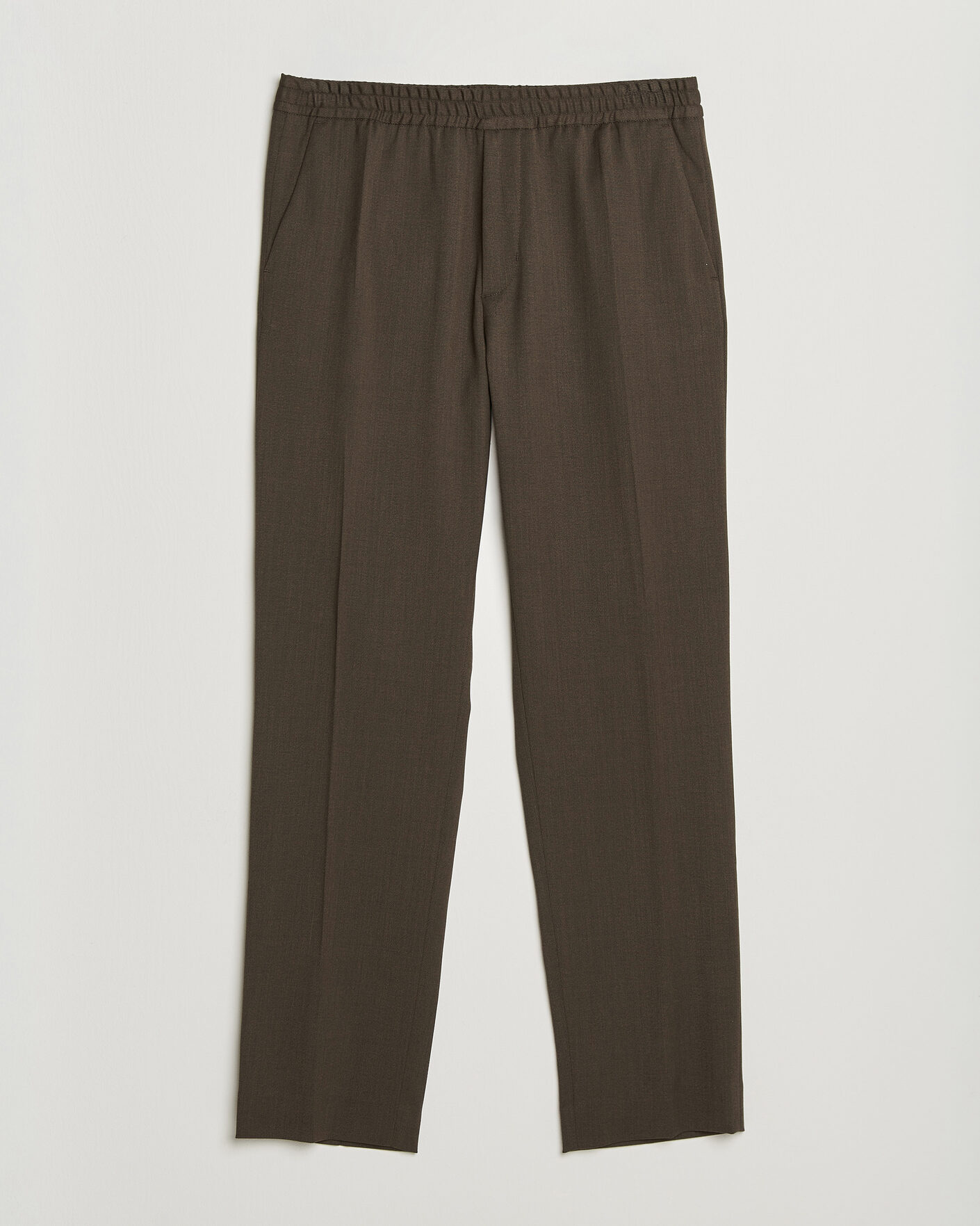Herr | Byxor | Filippa K | Theo Relaxed Wool Trousers Walnut Brown