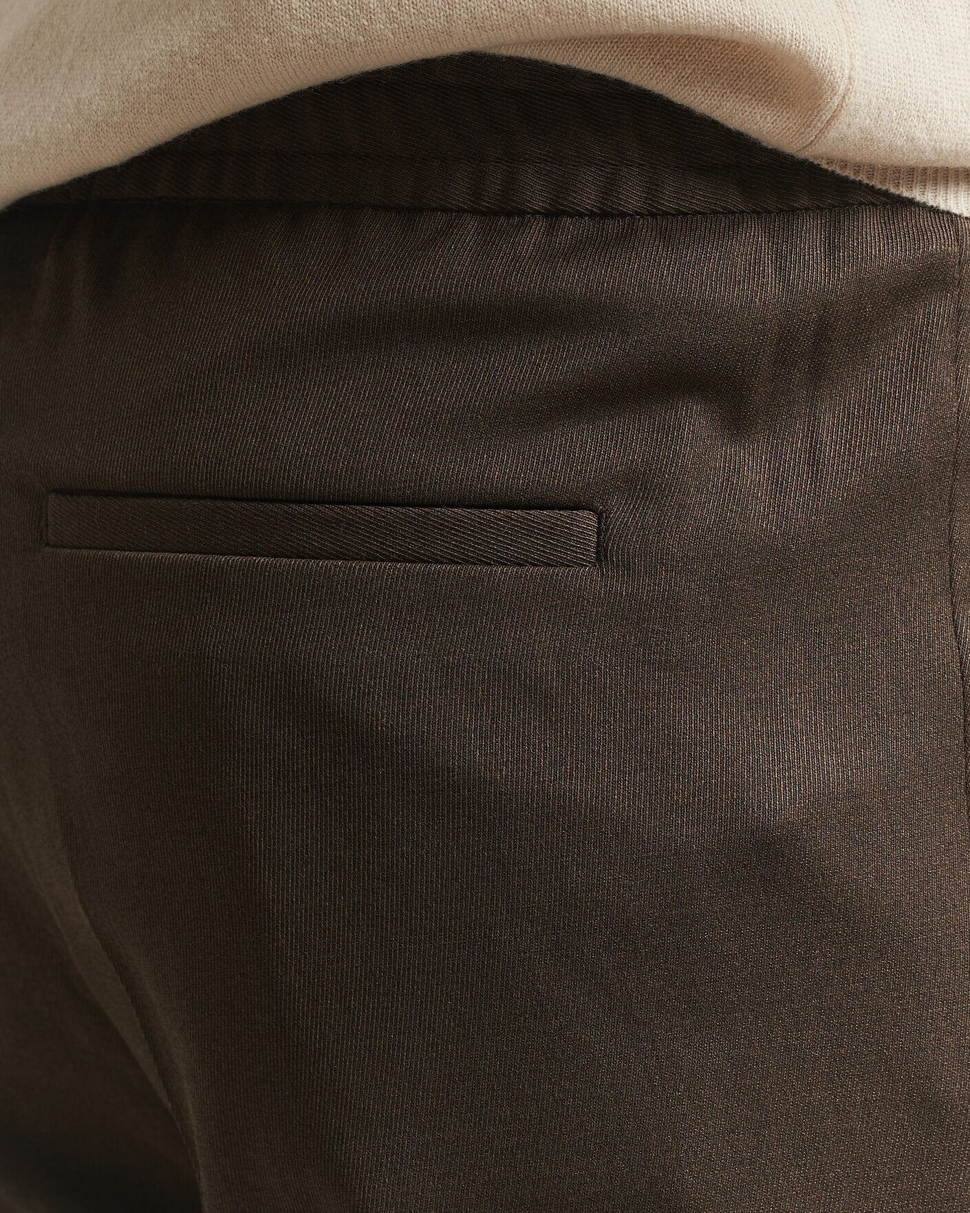 Herr | Byxor | Filippa K | Theo Relaxed Wool Trousers Walnut Brown