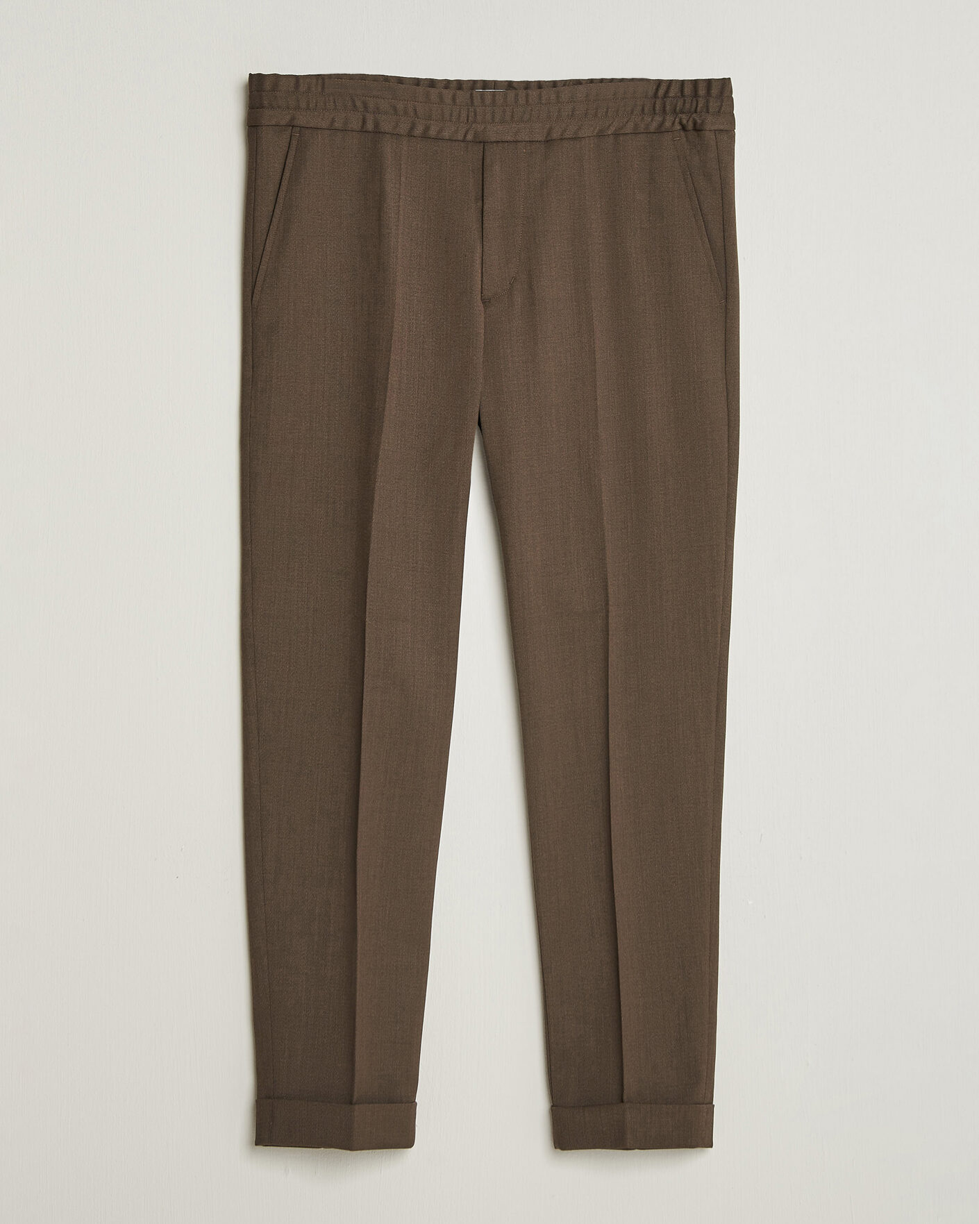 Herr | Byxor | Filippa K | Terry Wool Trousers Walnut Brown