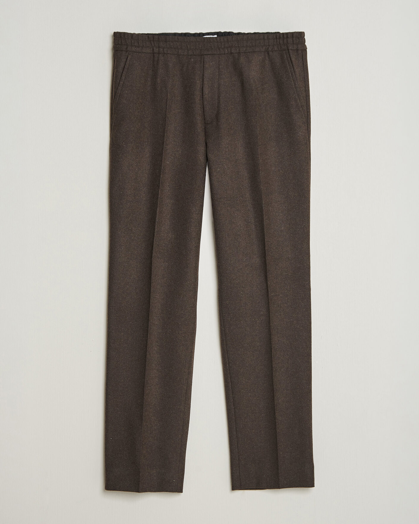 Herr | Byxor | Filippa K | Theo Relaxed Flannel Trousers Walnut Brown