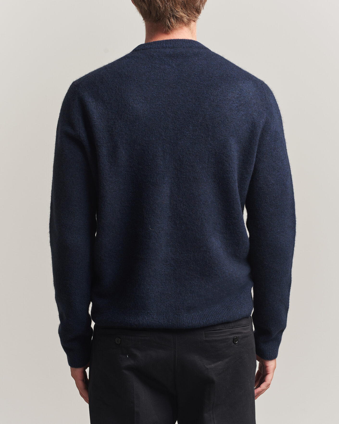 Herr | Tröjor | Filippa K | Yak Knitted Sweater Navy