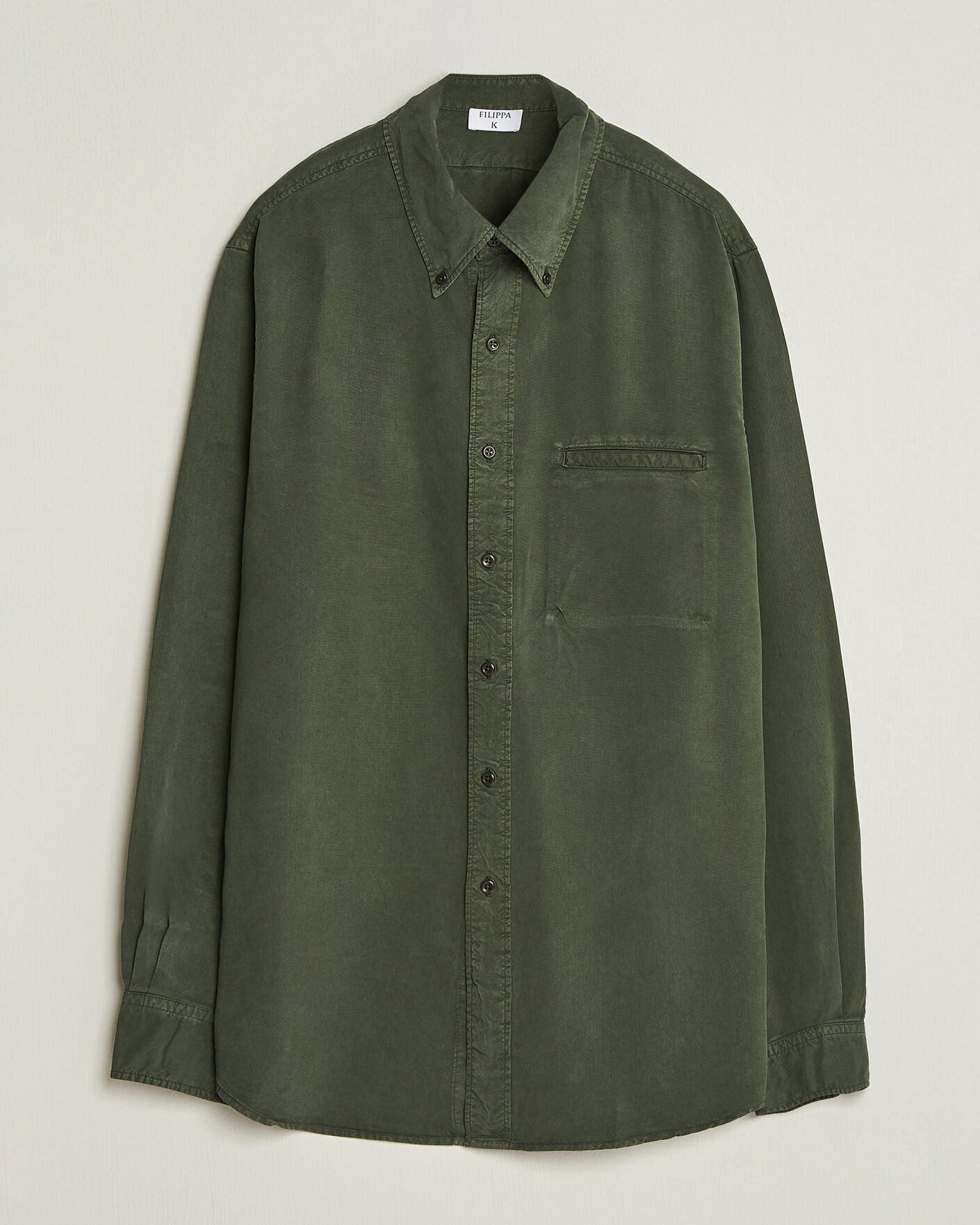 Herr | Skjortor | Filippa K | Zack Lyocell Shirt Night Green