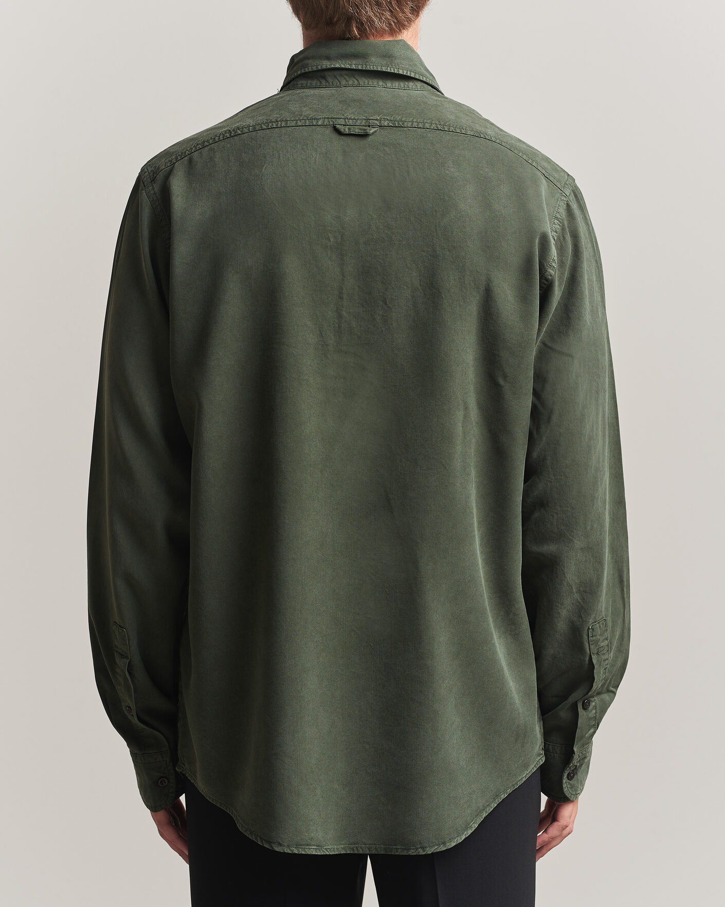 Herr | Skjortor | Filippa K | Zack Lyocell Shirt Night Green