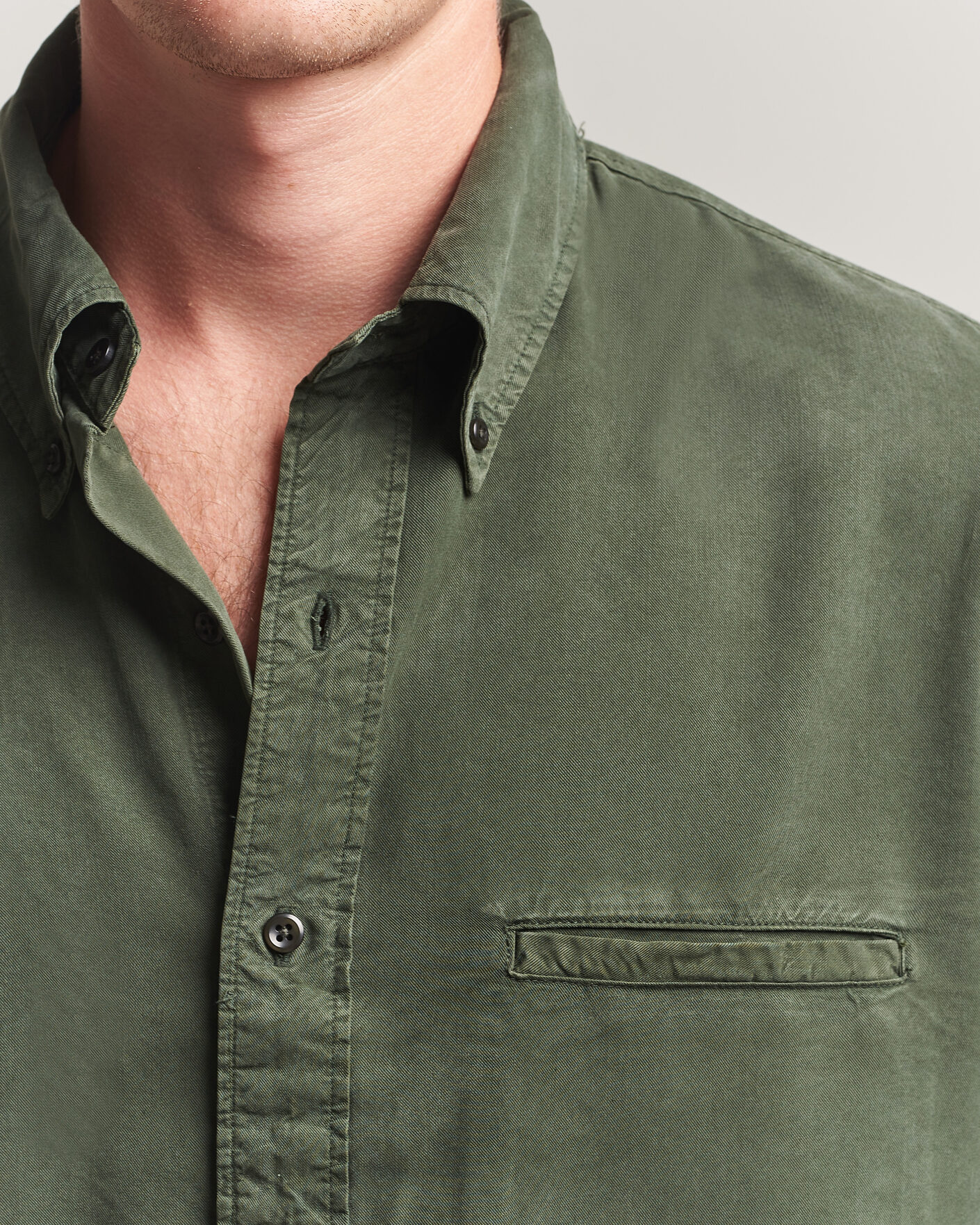 Herr | Skjortor | Filippa K | Zack Lyocell Shirt Night Green
