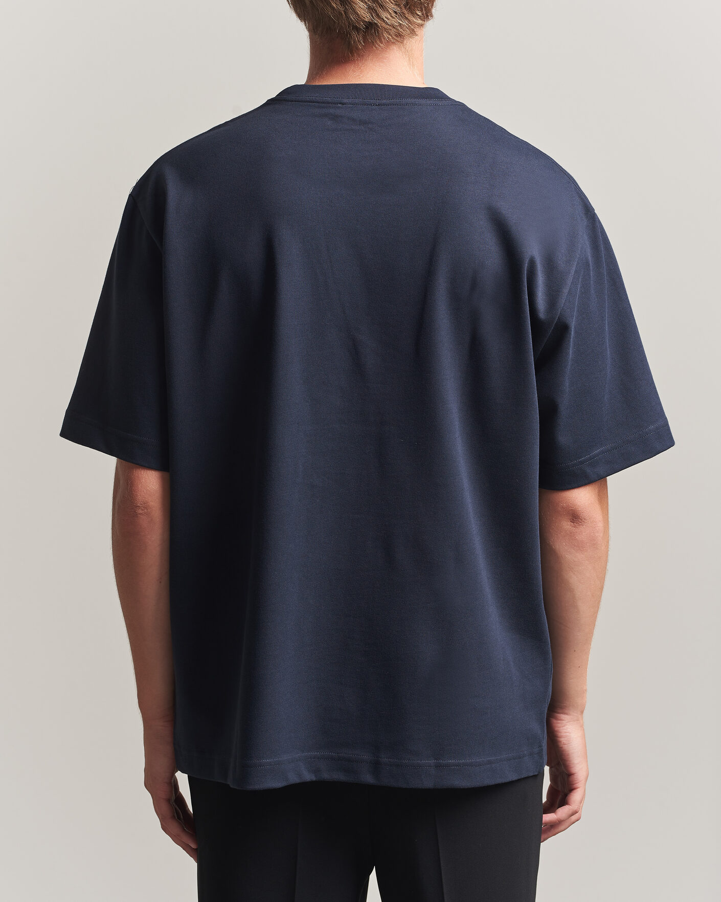 Herr | T-Shirts | Filippa K | Heavy Cotton Crew Neck T-Shirt Night Blue